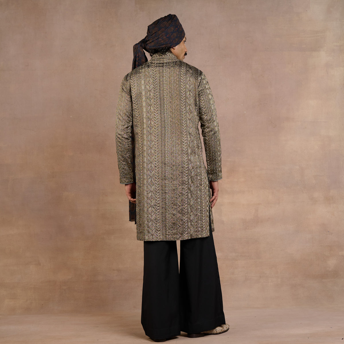 Olive Grey Kurta Set | Siddi