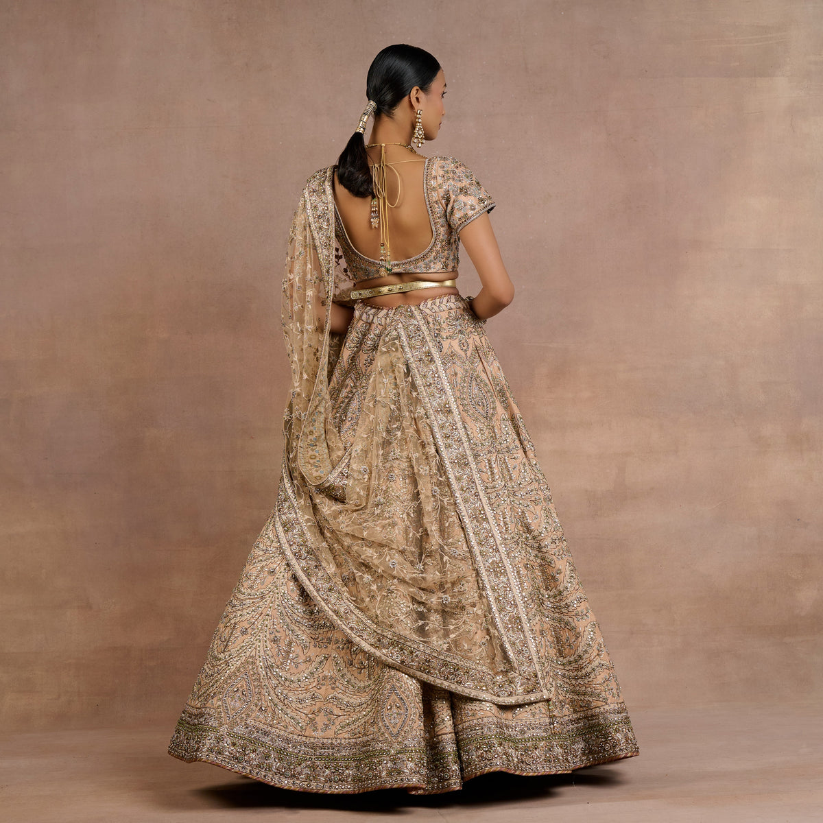 Blush Nude Lehenga Set | Siddi