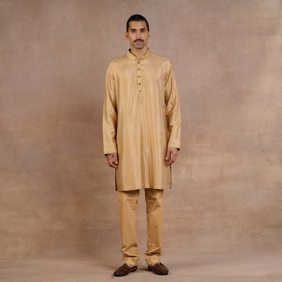 Warm Walnut Sherwani Set | Siddi