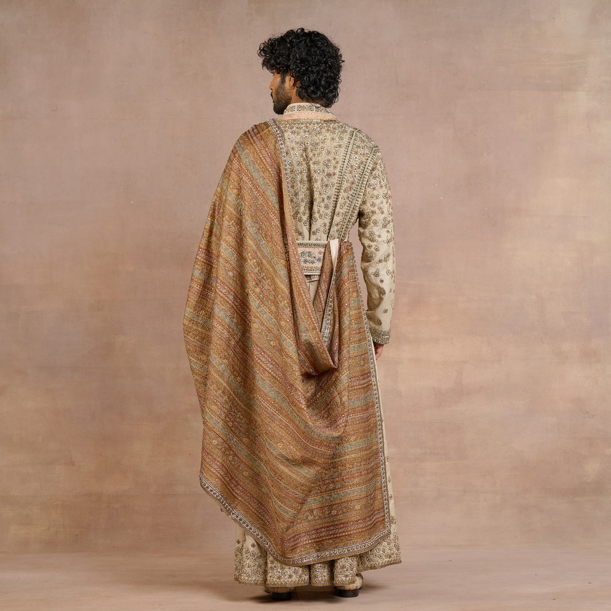 Soft Peach Stole | Siddi