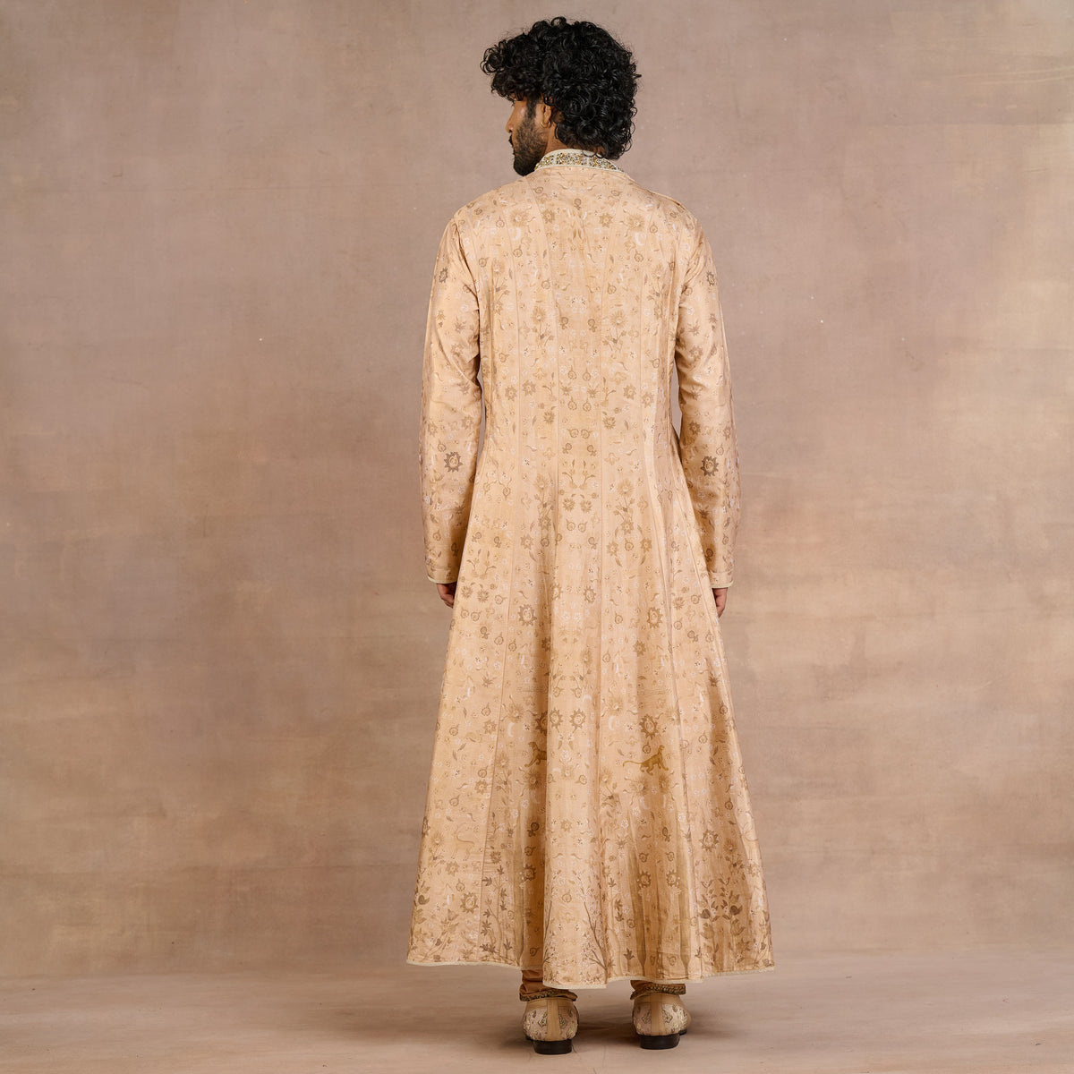 Soft Peach Sherwani Set | Siddi
