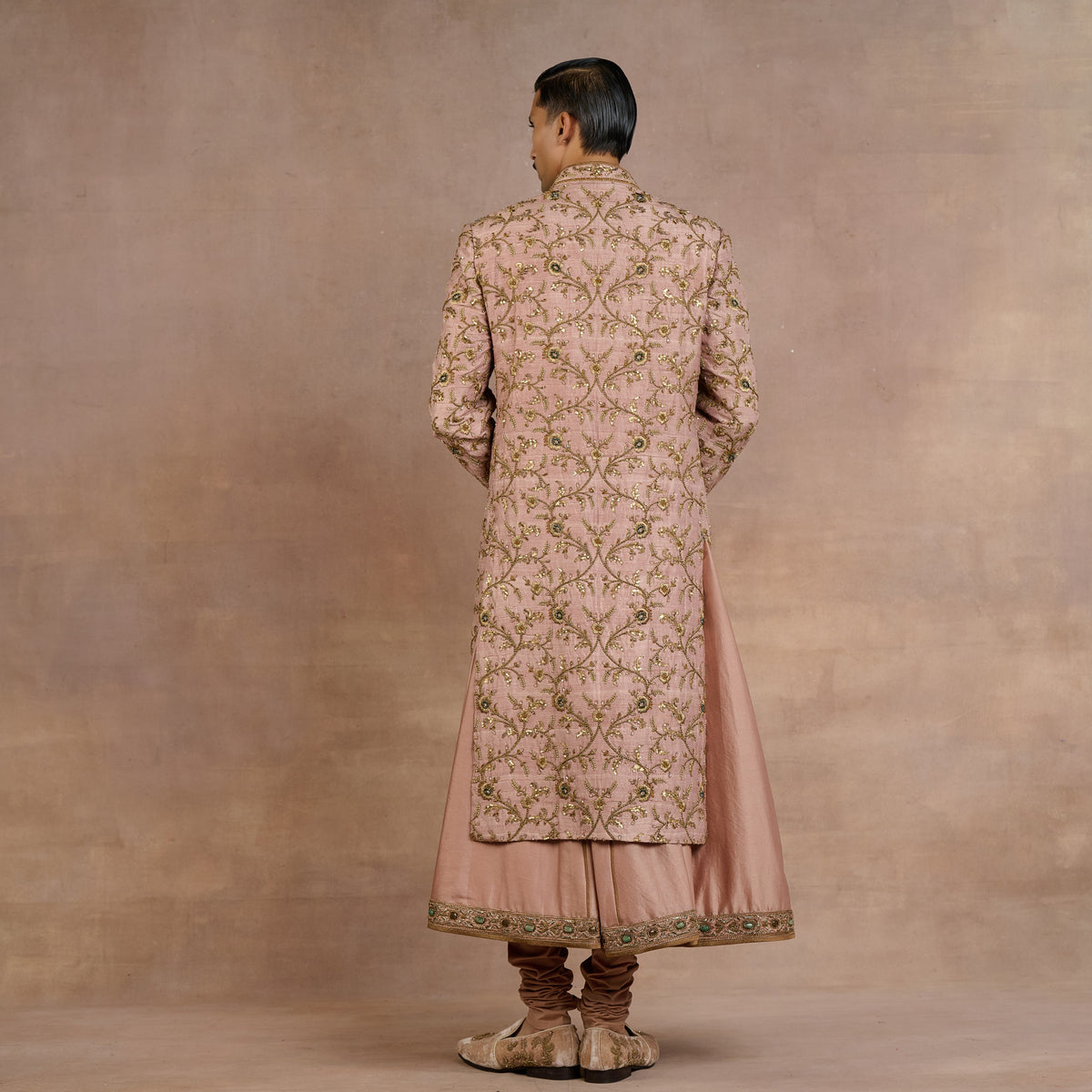 Warm Ivory Sherwani Set | Siddi