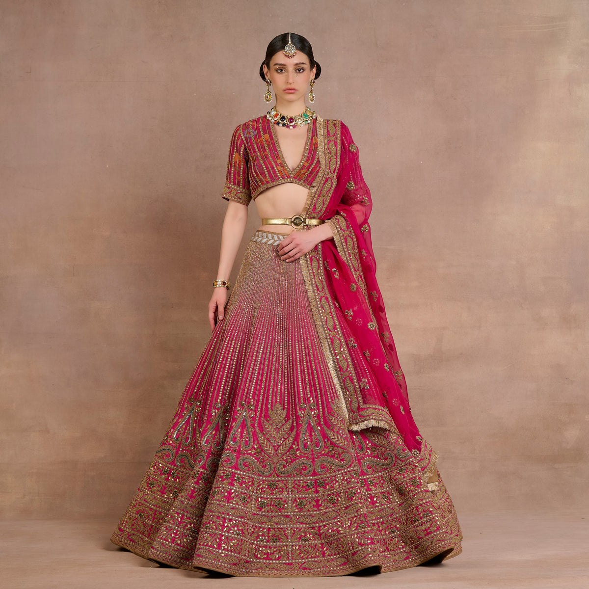 Fuchsia Lehenga Set | Siddi