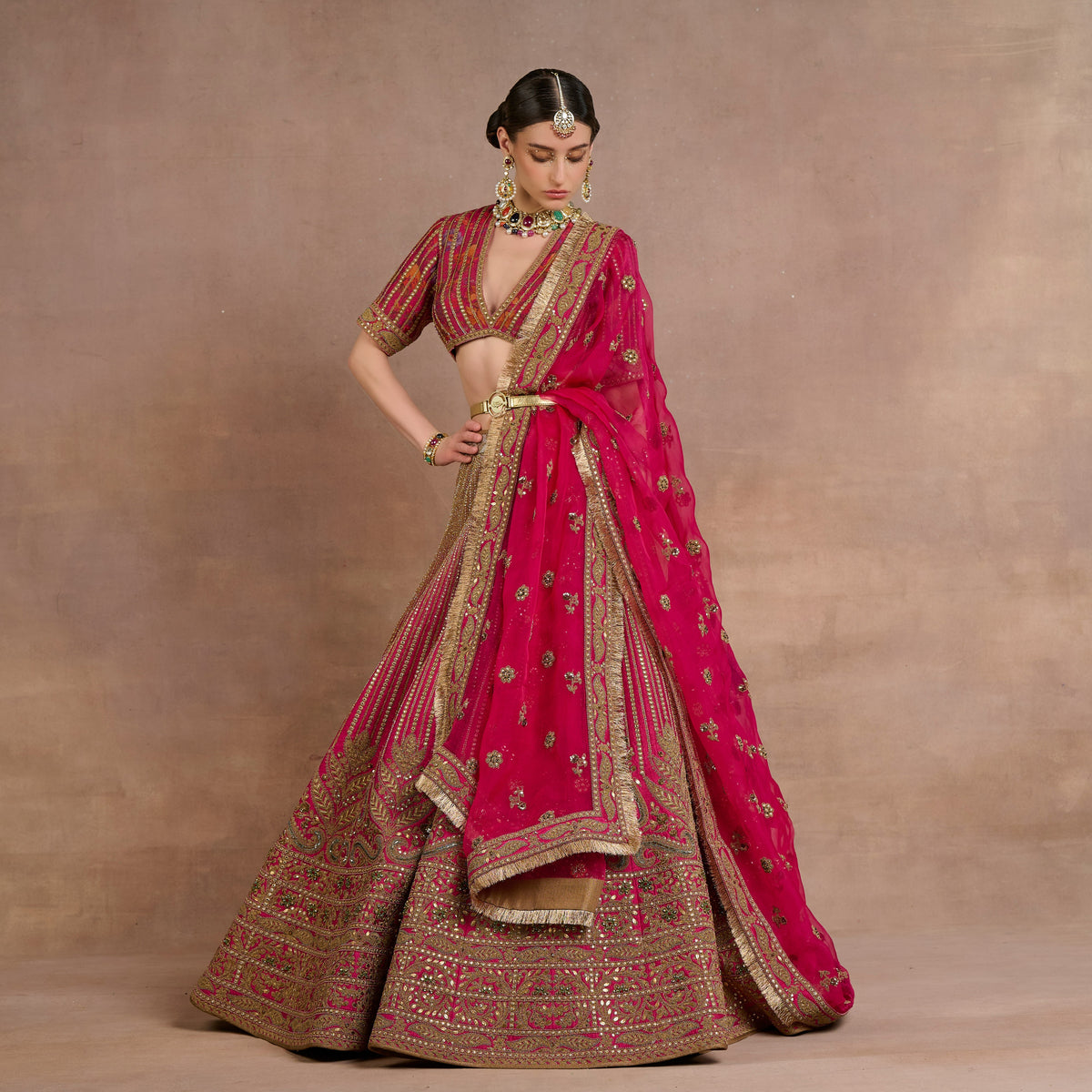 Fuchsia Lehenga Set | Siddi