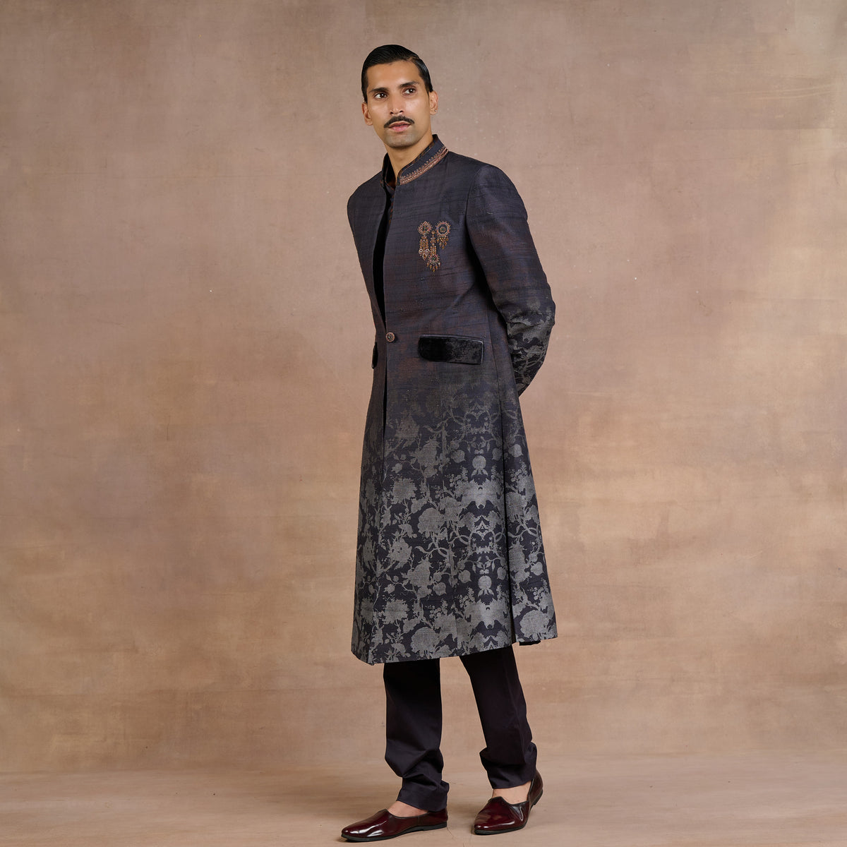 Noir Sherwani Set | Siddi