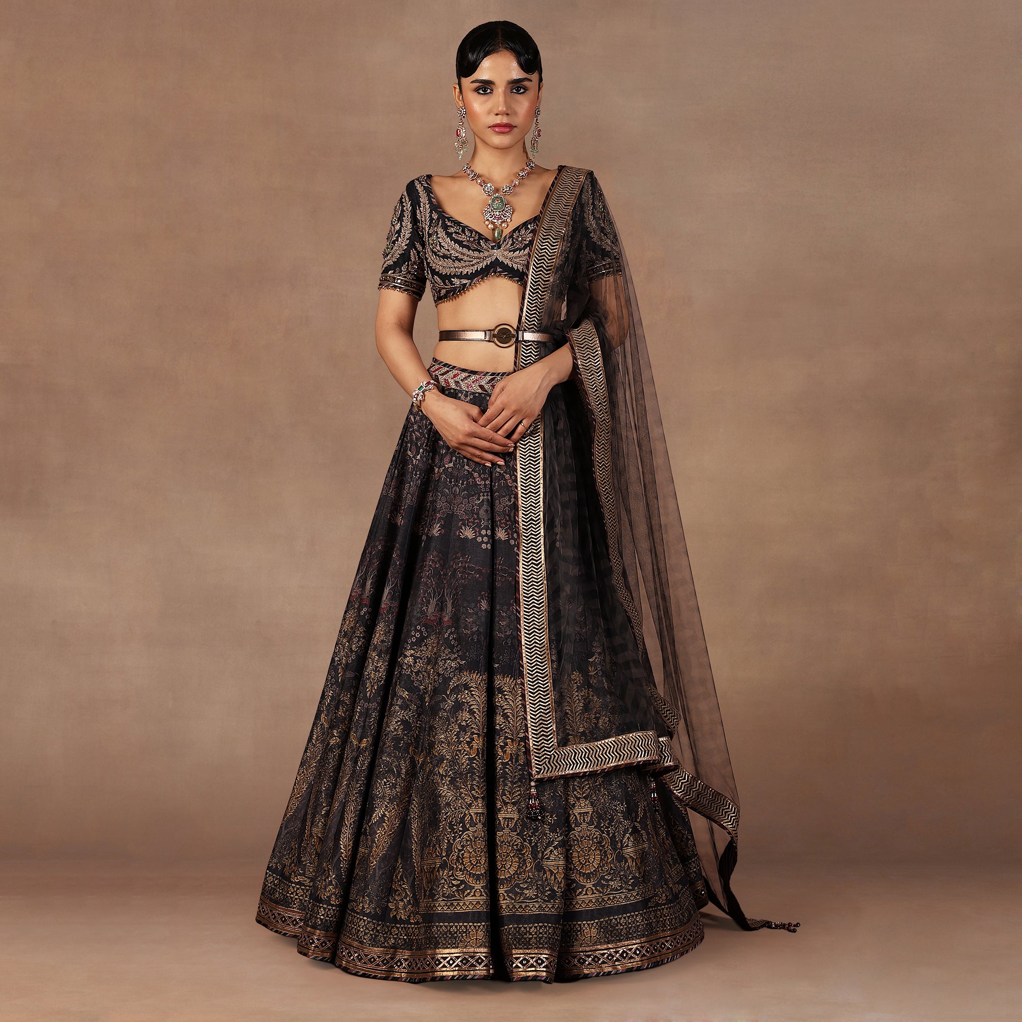 Charcoal Black Skirt Set | EAST