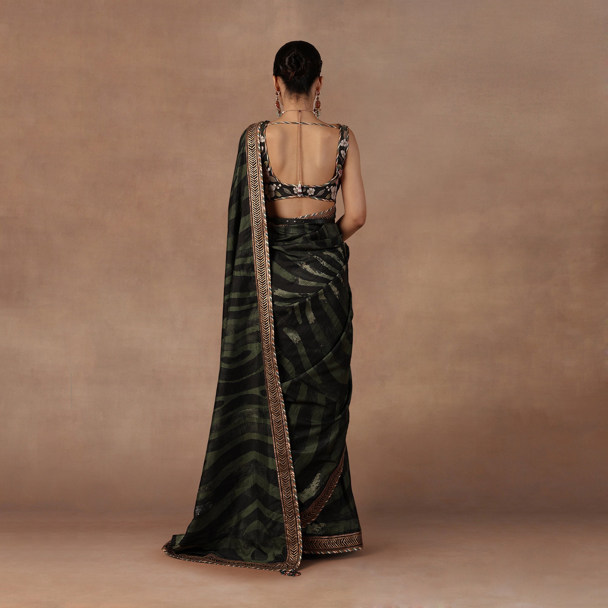 Emerald Green Saree Set | EAST