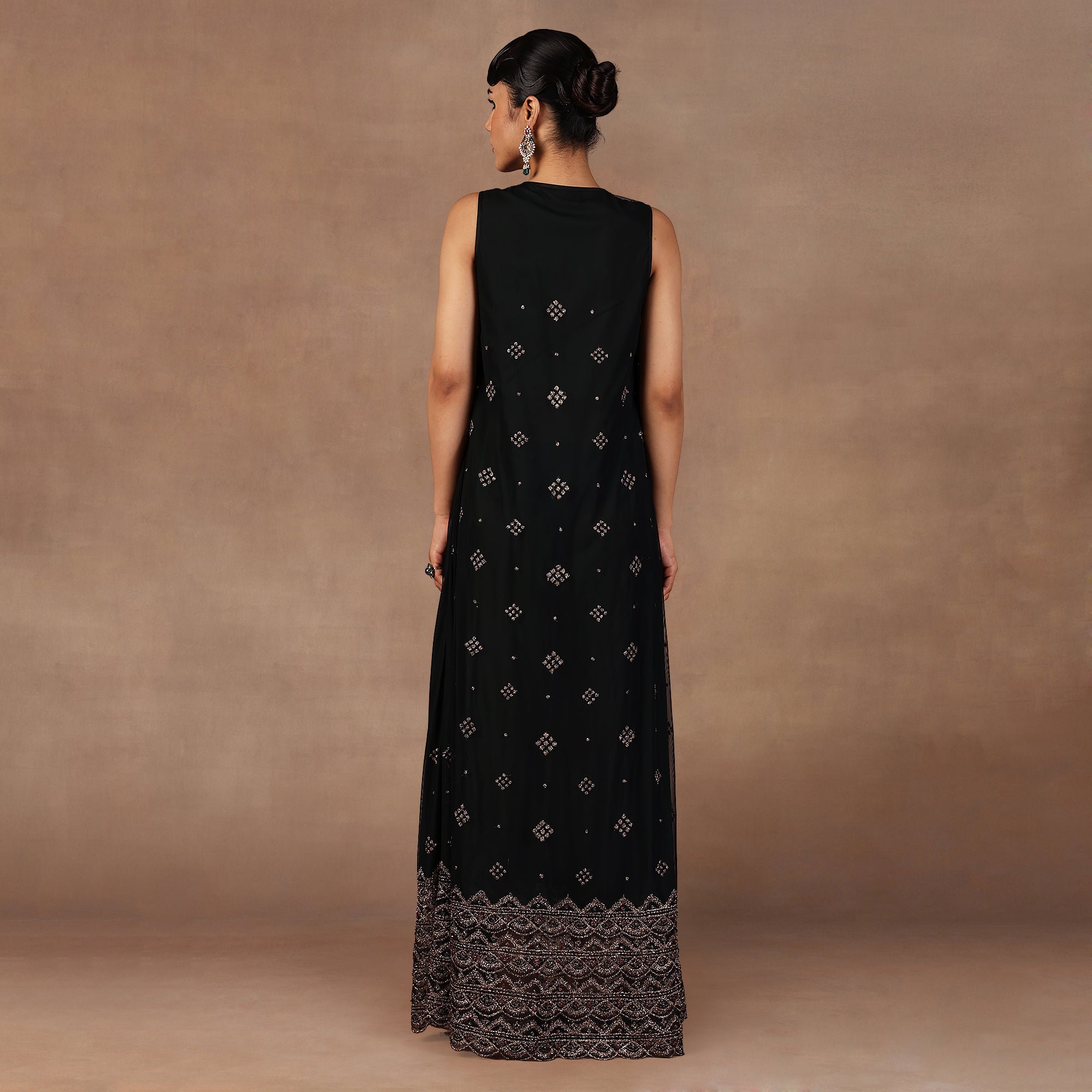 Emerald Green Sheer Dress | EAST