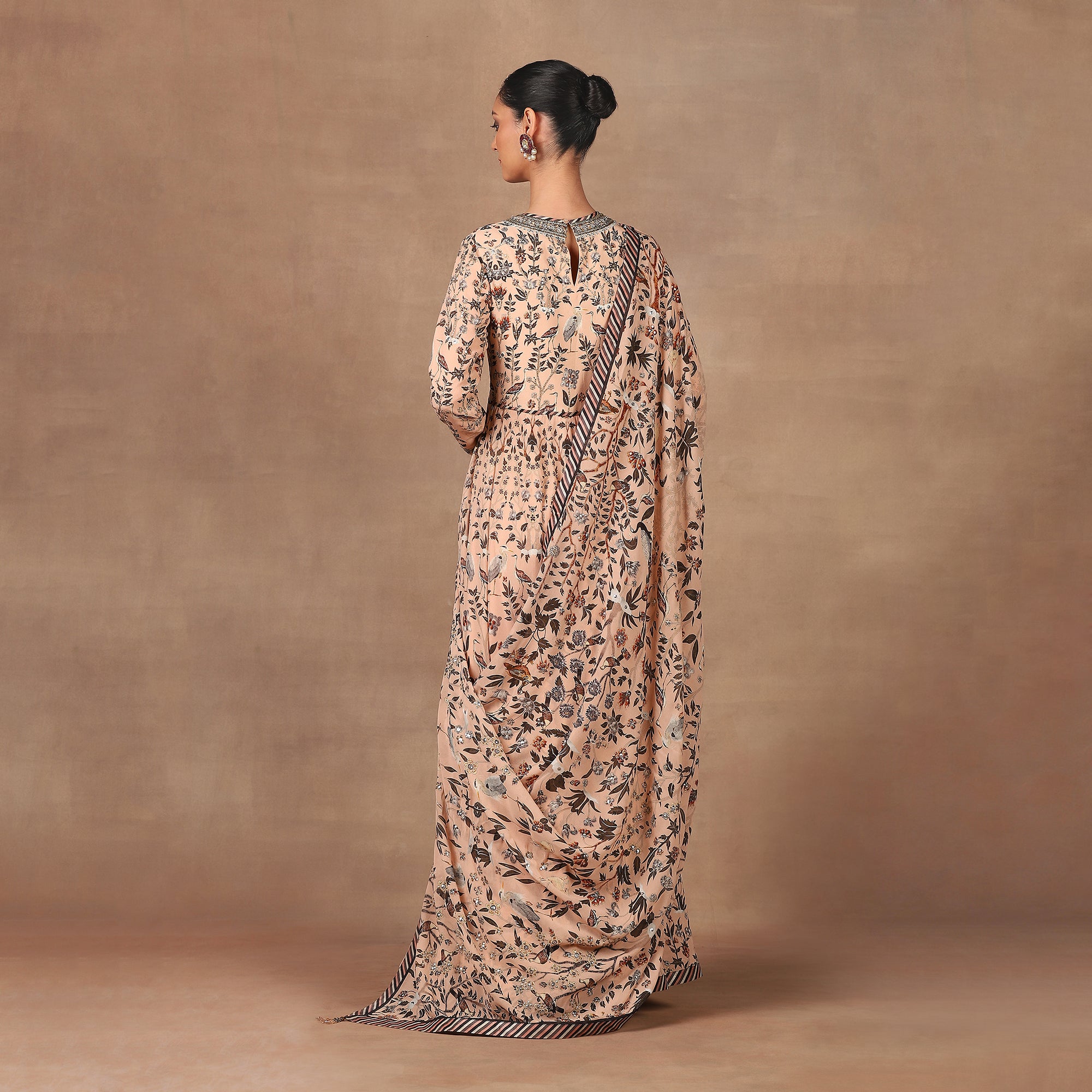 Rose Pink Anarkali Set | MURAQQA