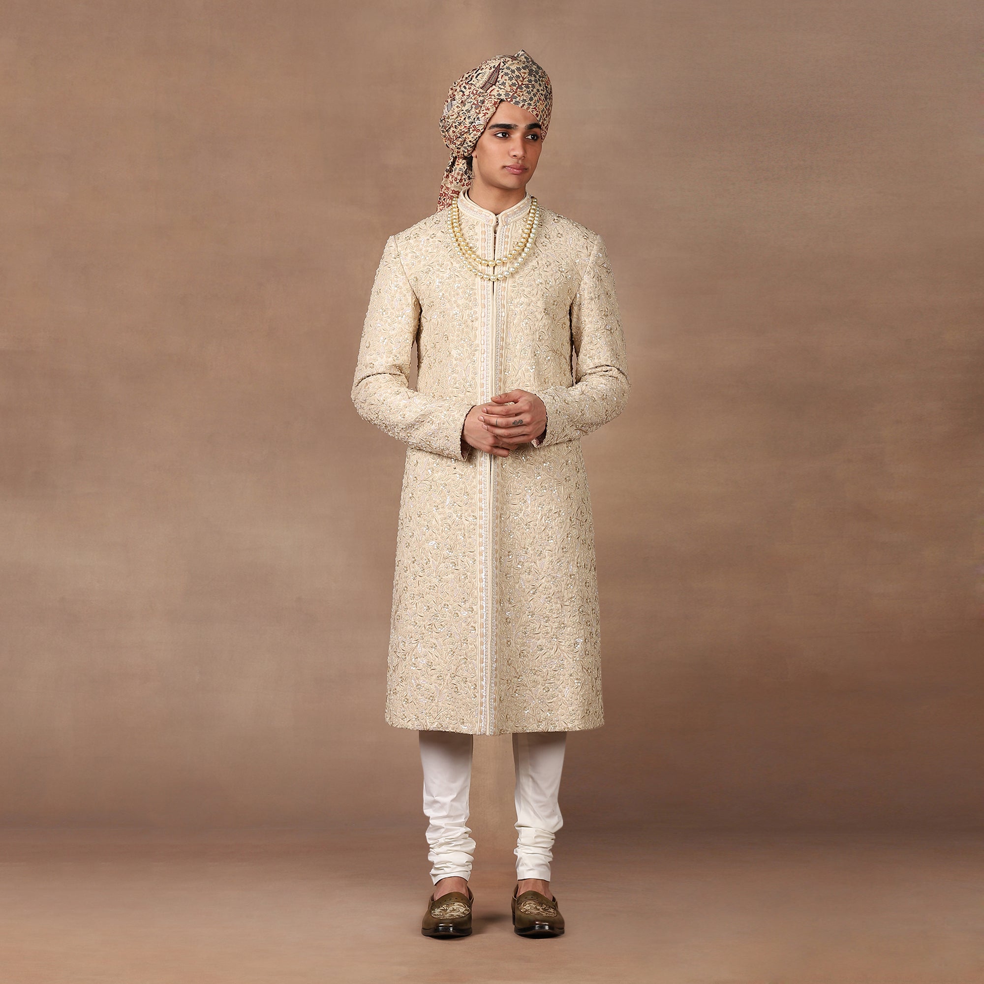 Ivory Quartz Sherwani Set | MURAQQA