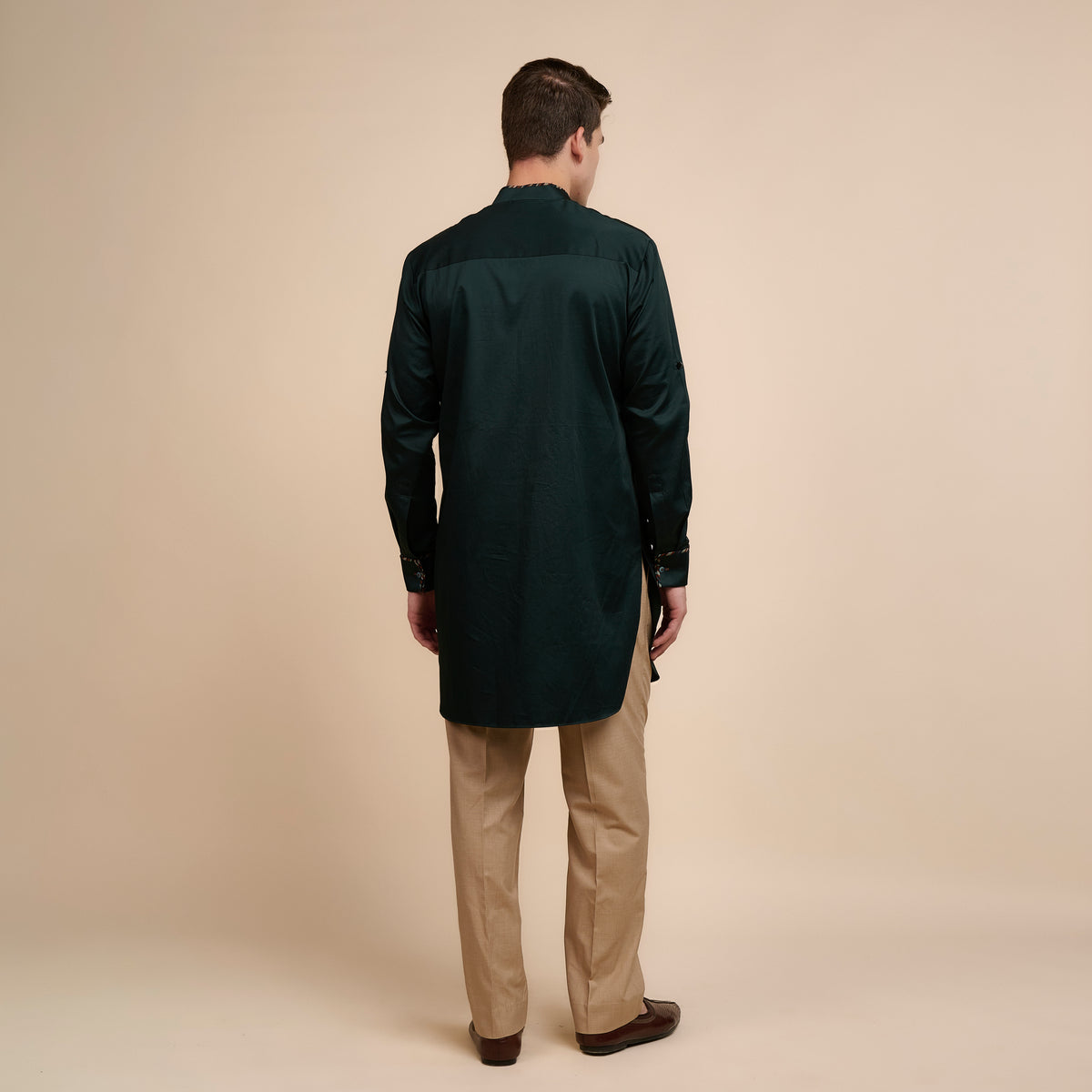 EMERALD GREEN KURTA | Festive Edit
