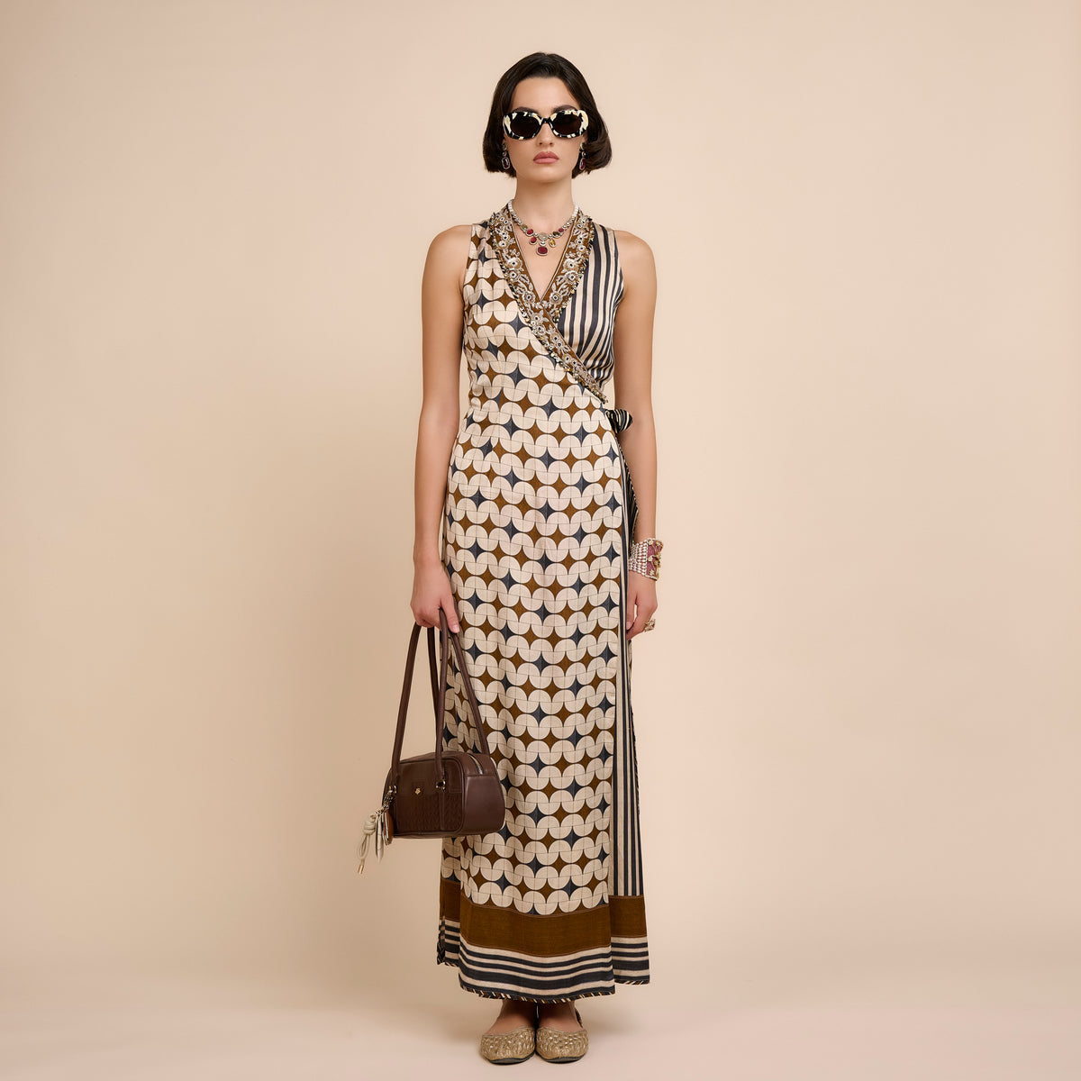 Crème Ivory MAXI DRESS | FESTIVE EDIT