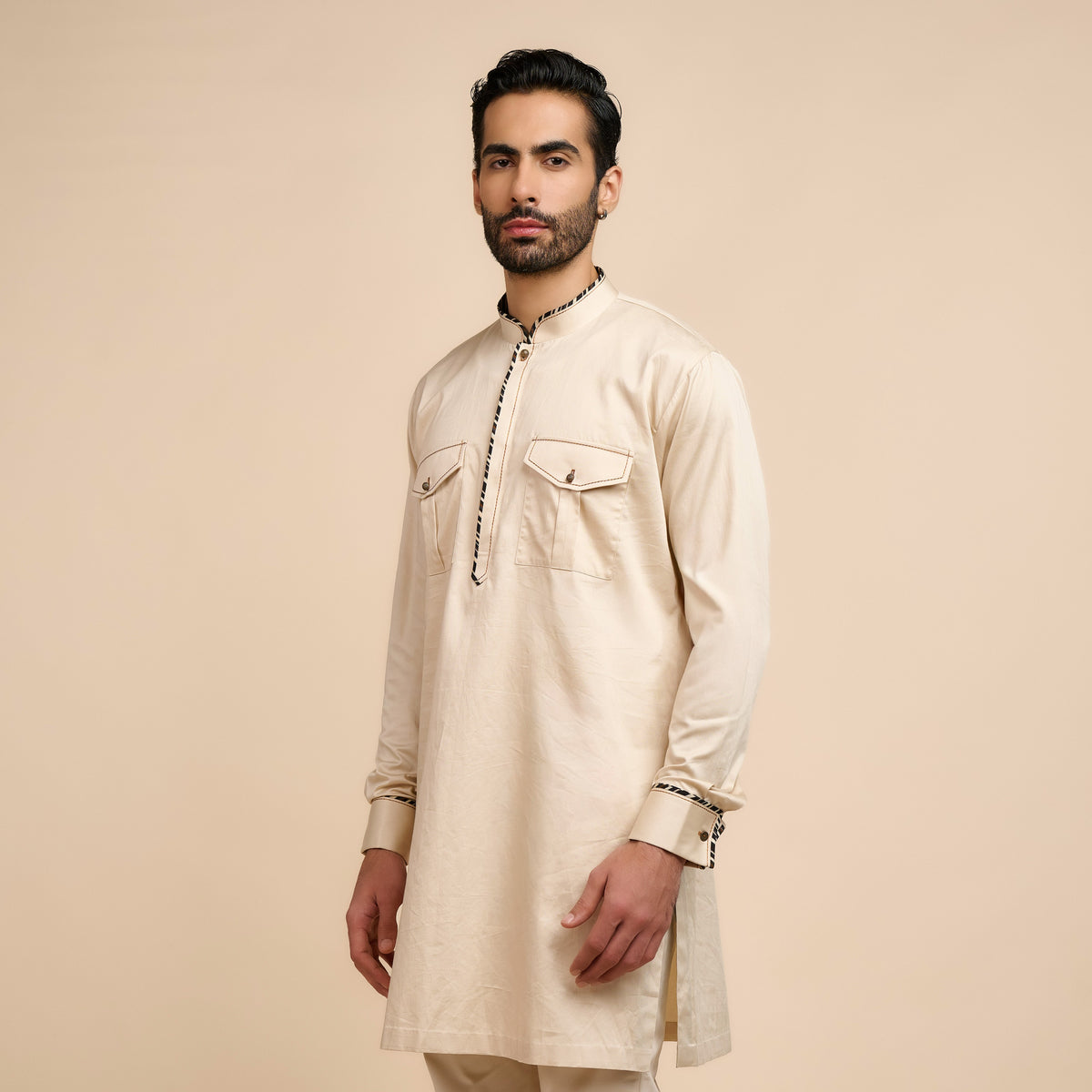 Crème Ivory KURTA | Festive Edit