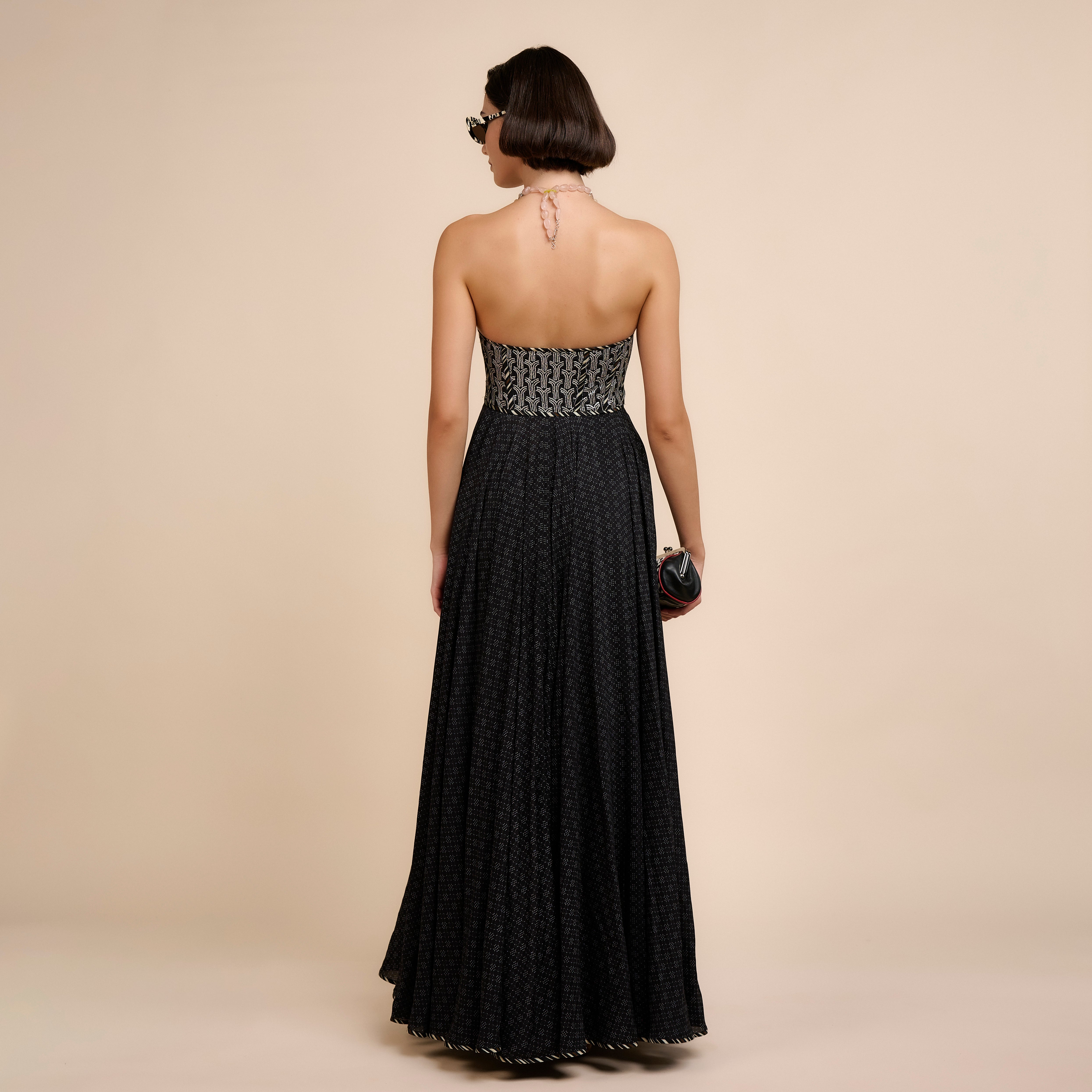 Noir Corset Maxi Dress | Nau