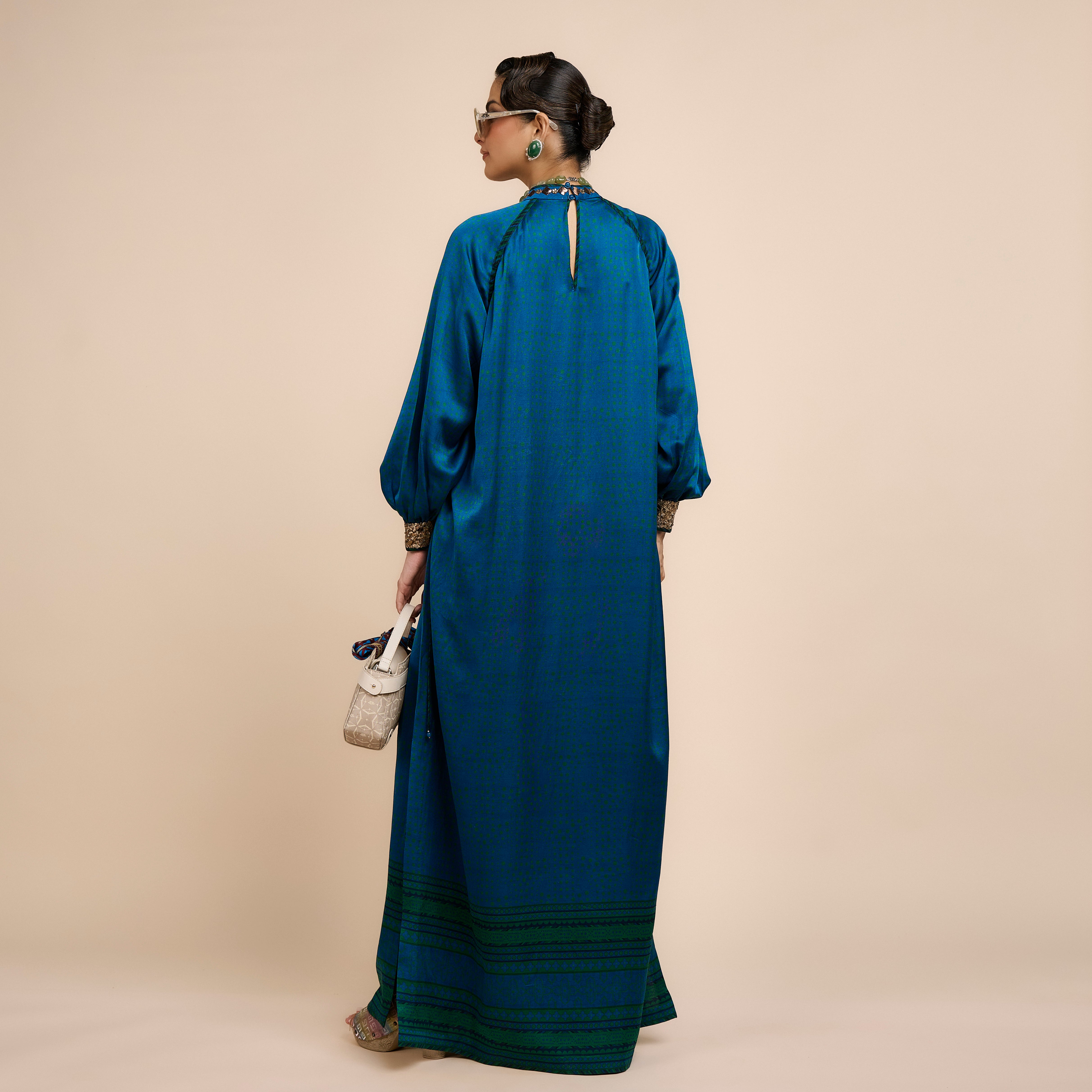 Cobalt Blue Kaftan | Nau