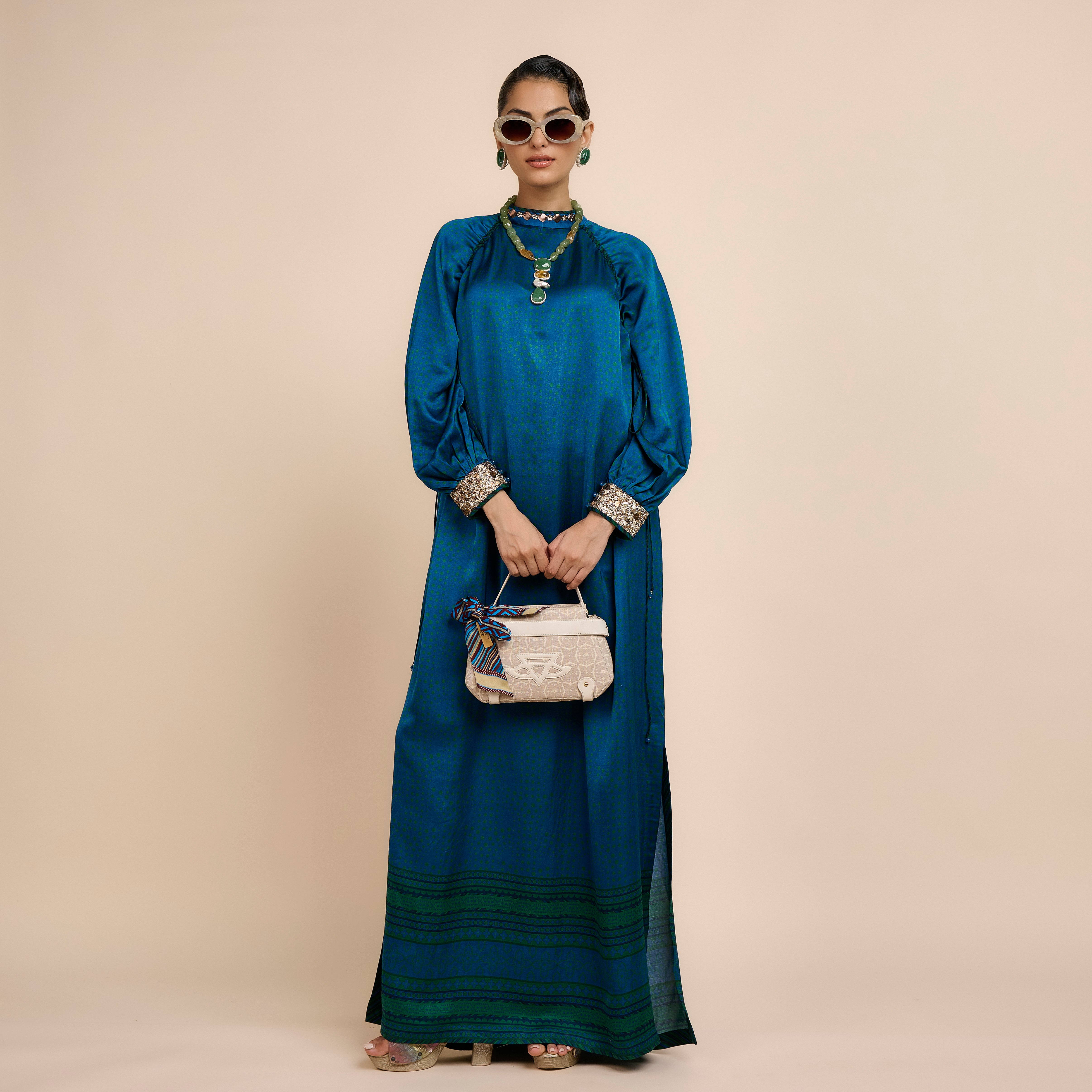Cobalt Blue Kaftan | Nau