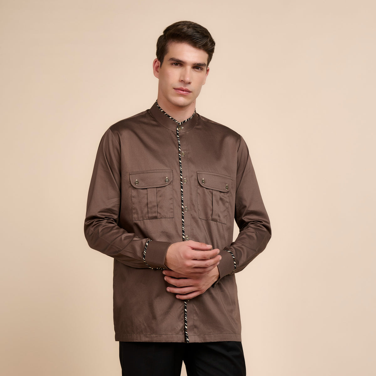 Rust Brown SHIRT | Festive Edit