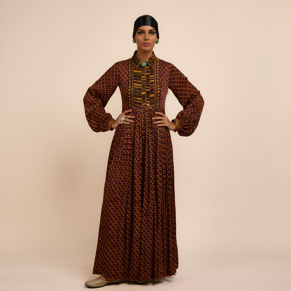 RUST MAXI DRESS | FESTIVE EDIT