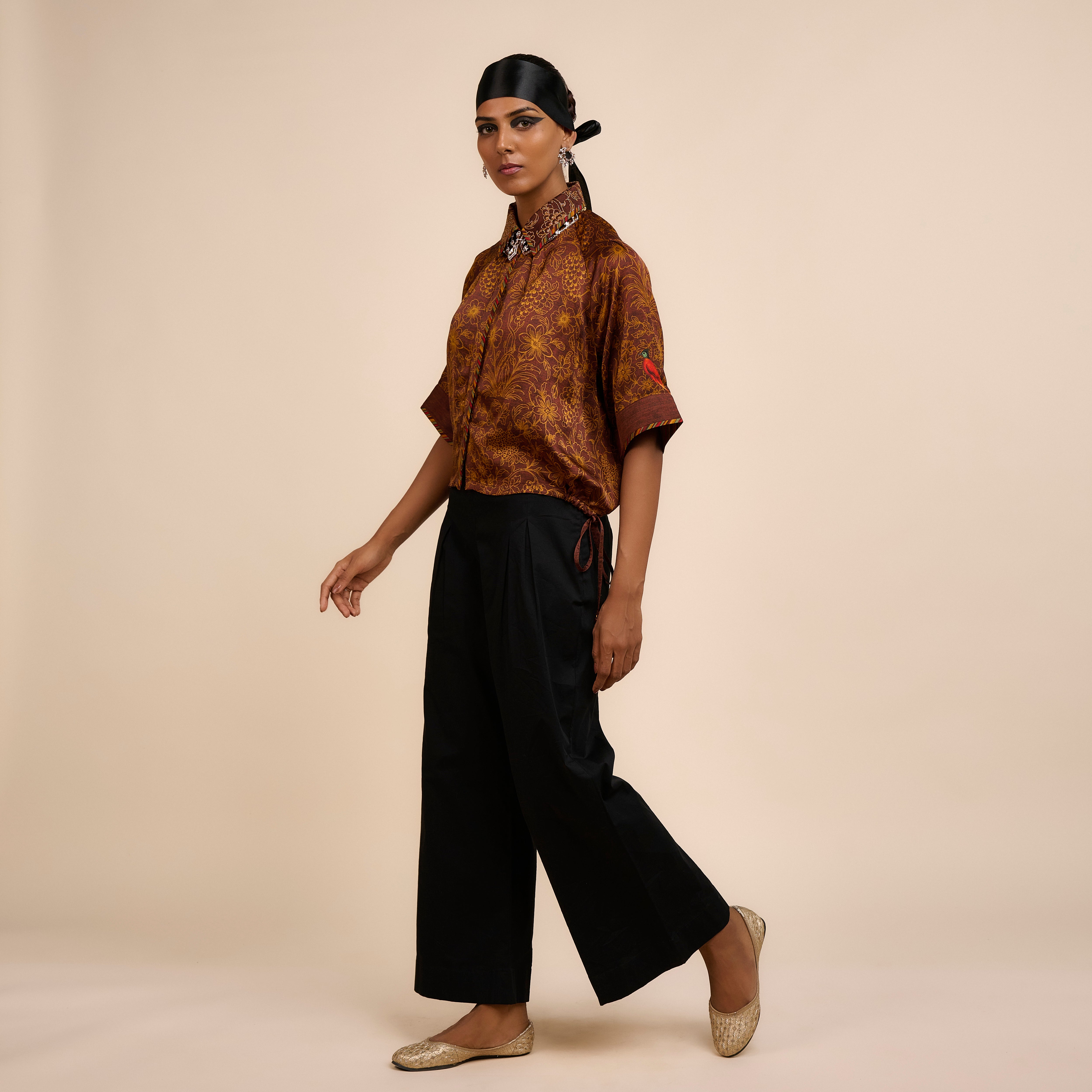Ochre Brown Top | Nau