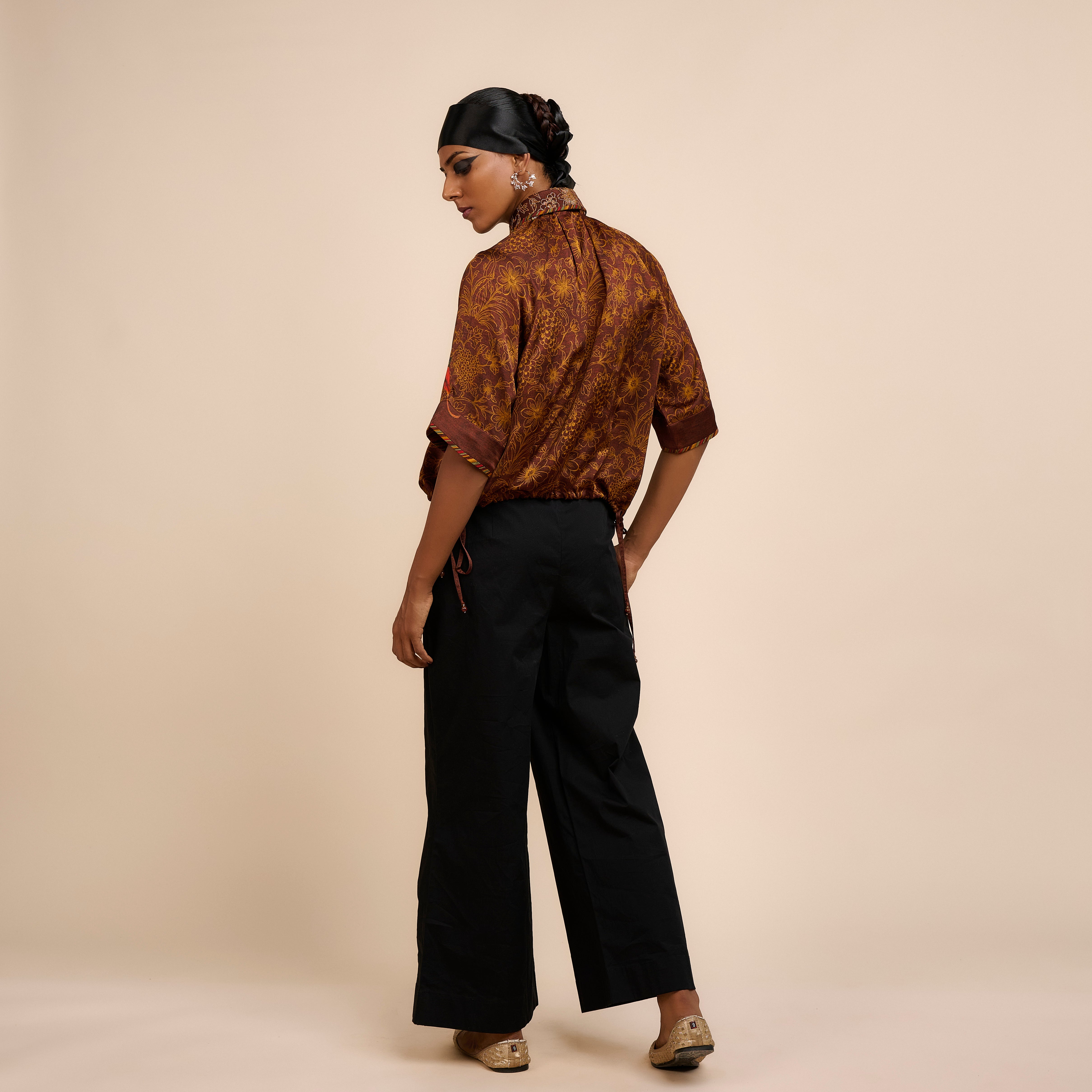 Ochre Brown Top | Nau