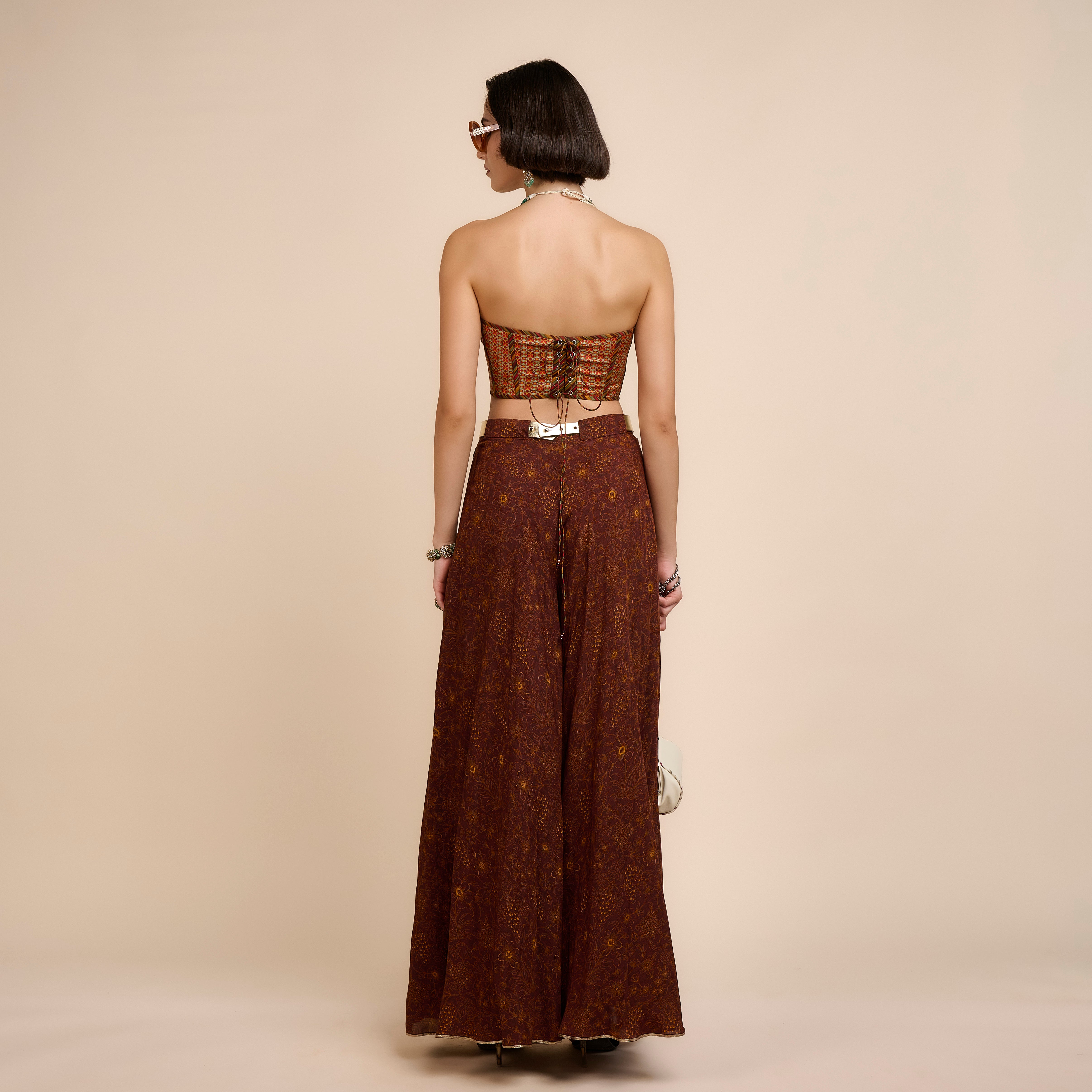 Rust Orange Sharara Set | Nau