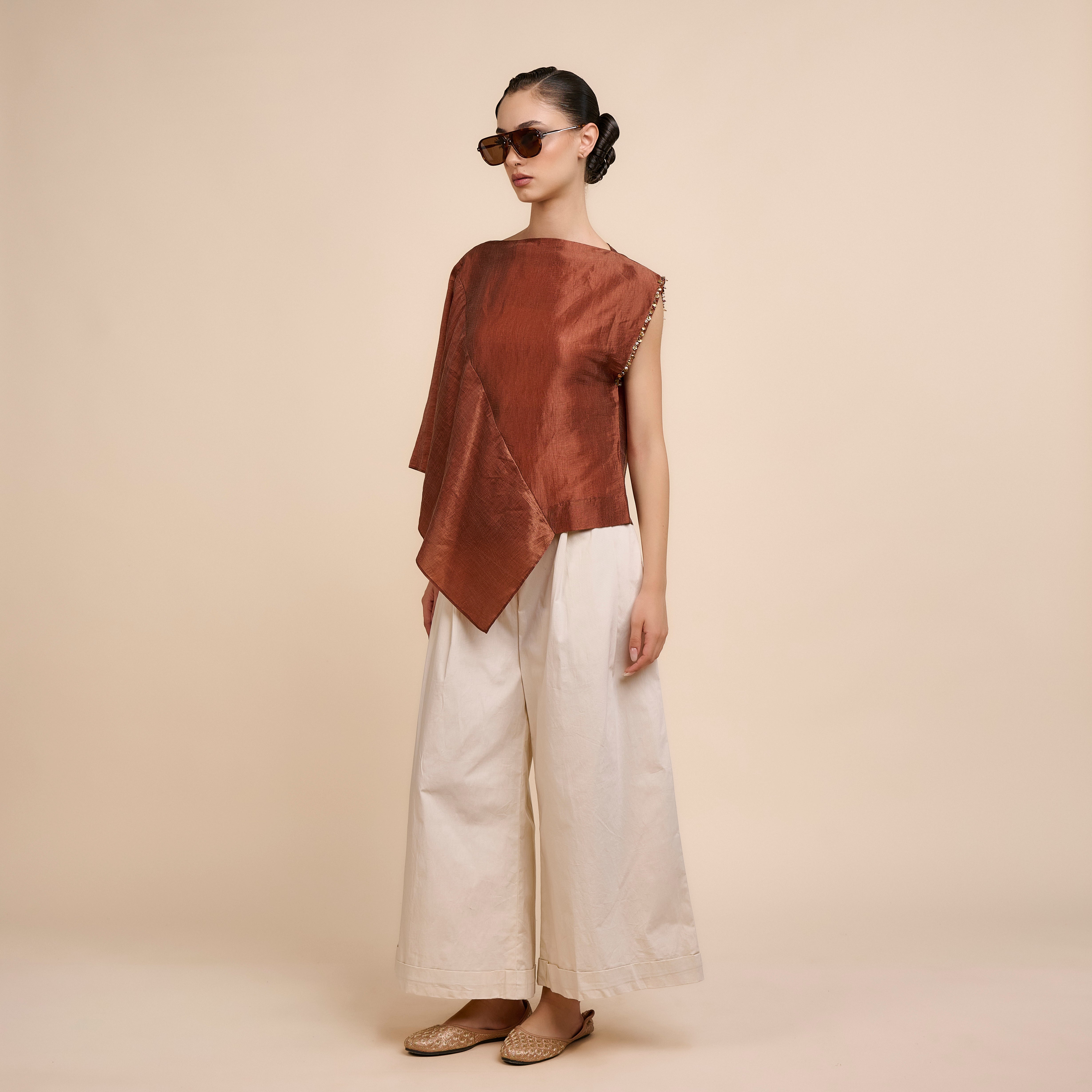 Terracotta Red Flap Top | Nau