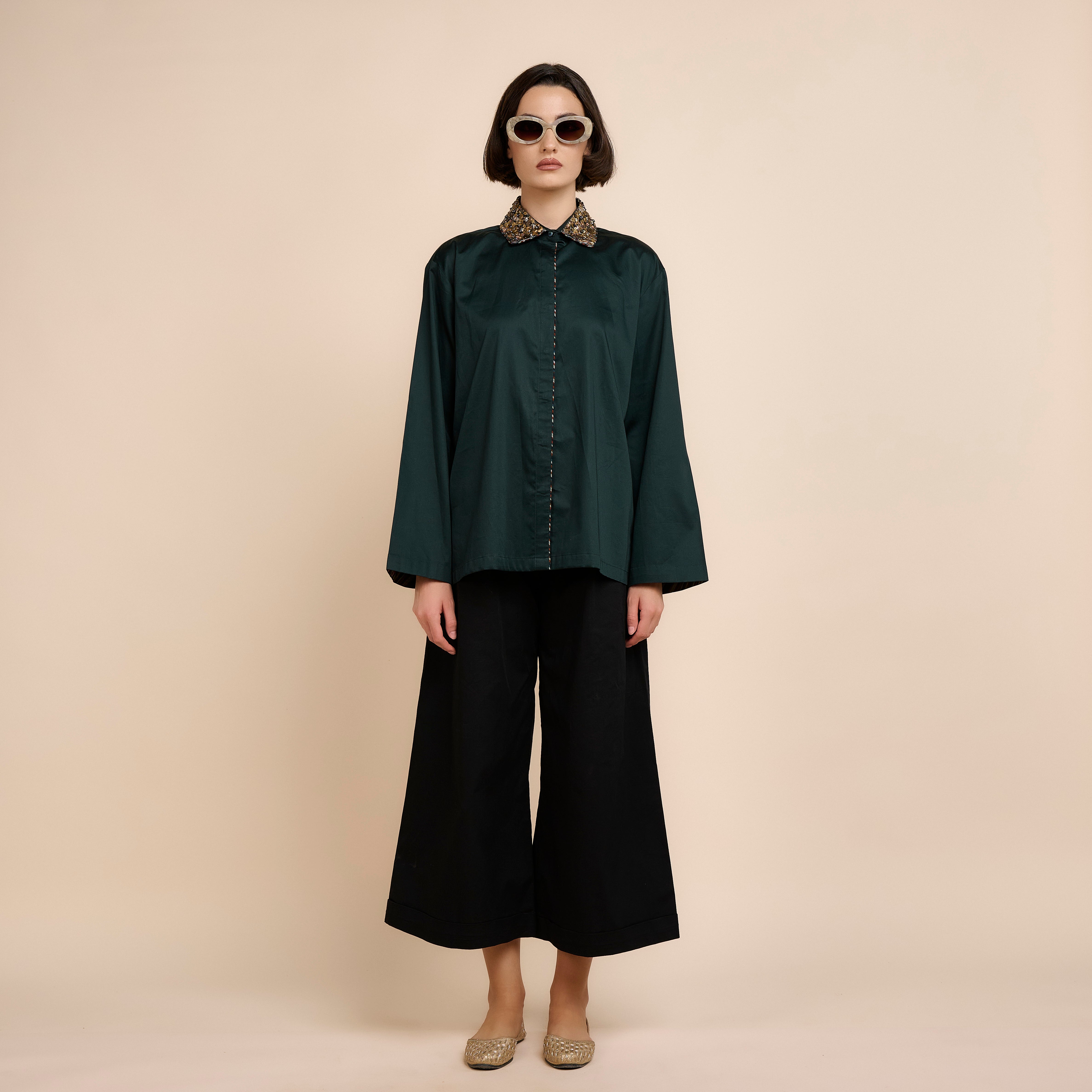 Emerald Green Top | Nau