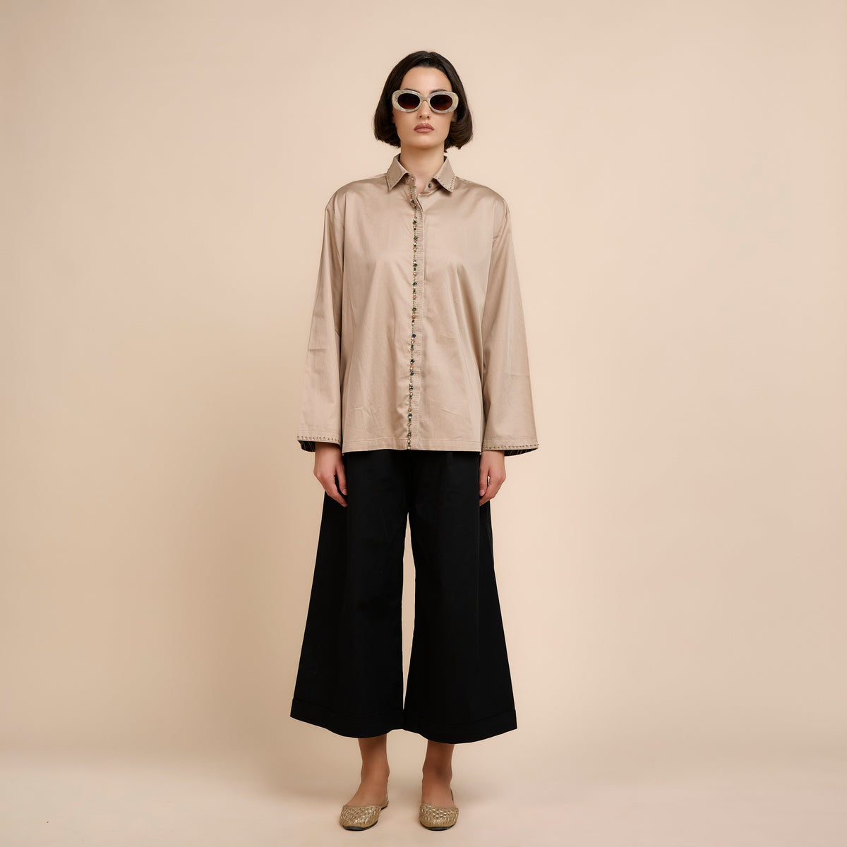 Crème Ivory Tunic | FESTIVE EDIT