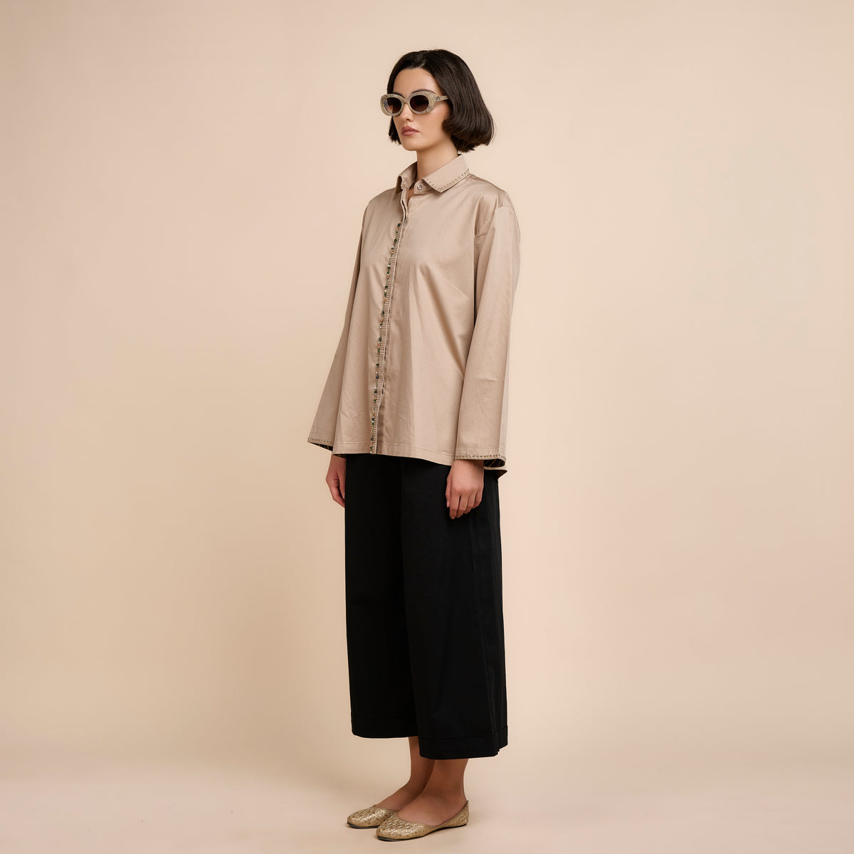 Crème Ivory Tunic | FESTIVE EDIT