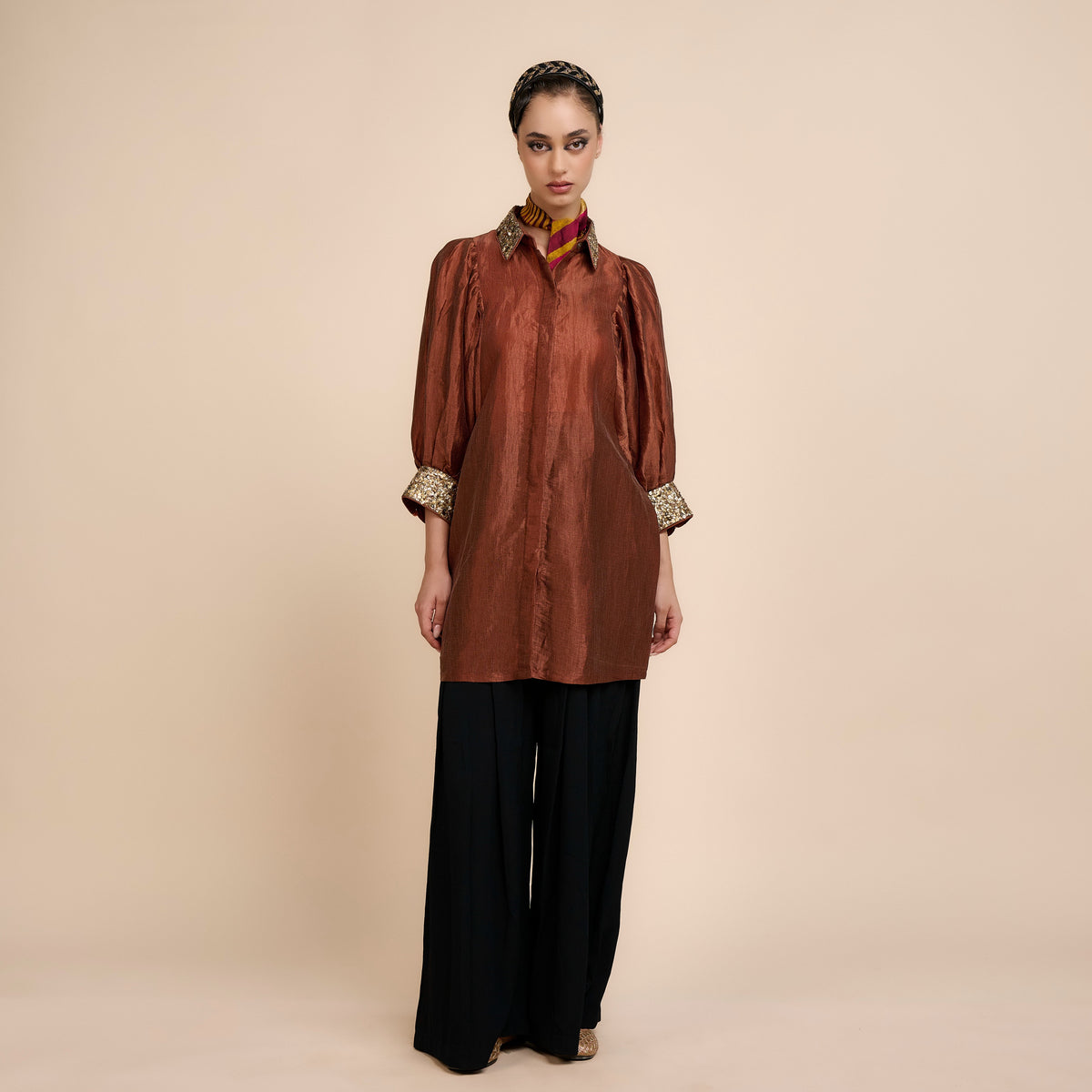 RUST RED TUNIC | FESTIVE EDIT