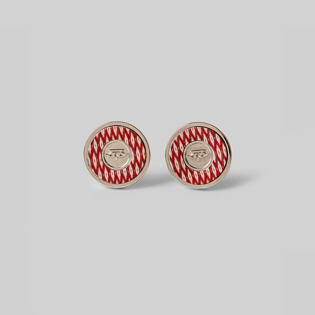 Rust Red Nomade Cufflinks