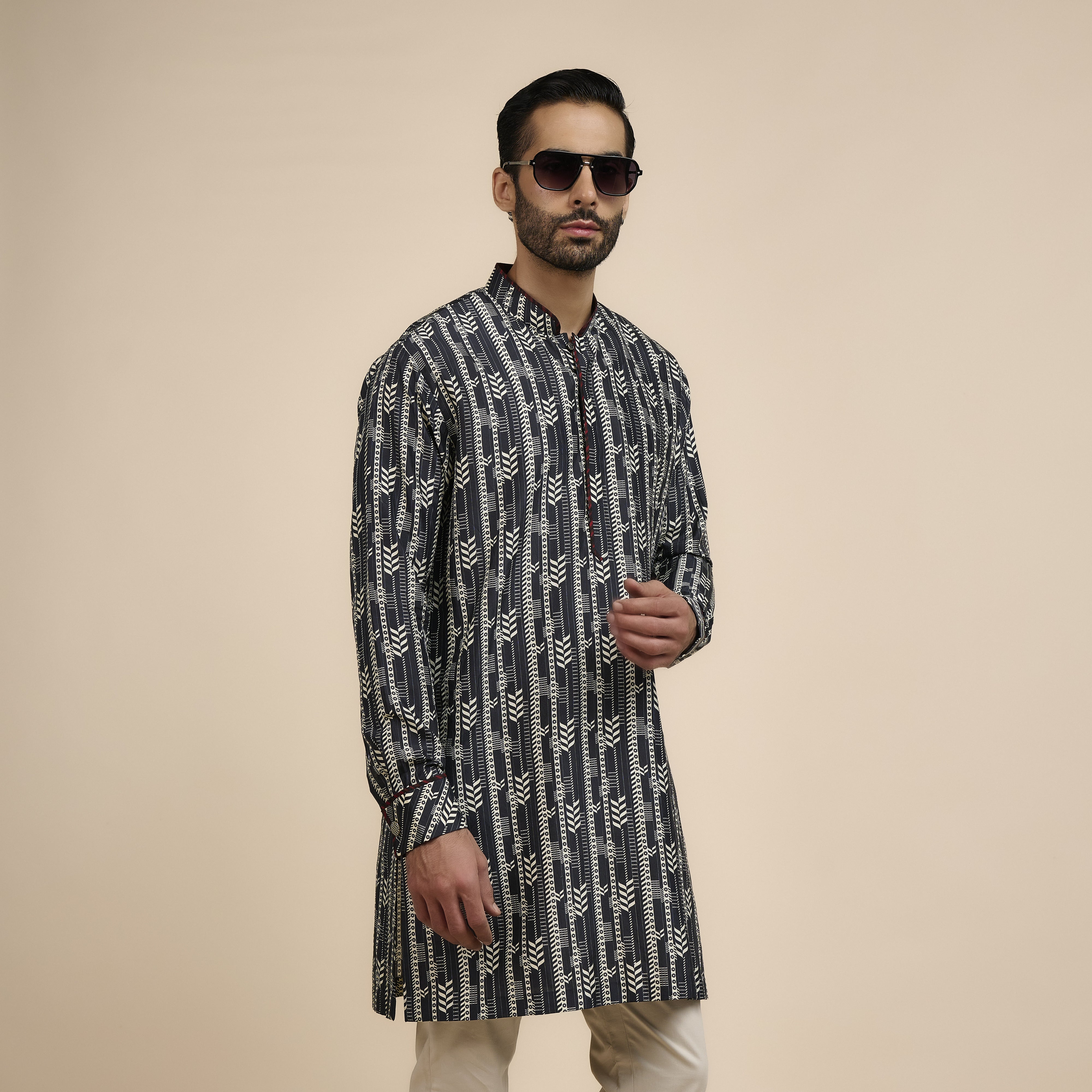 Chevron Printed Kurta | Nau