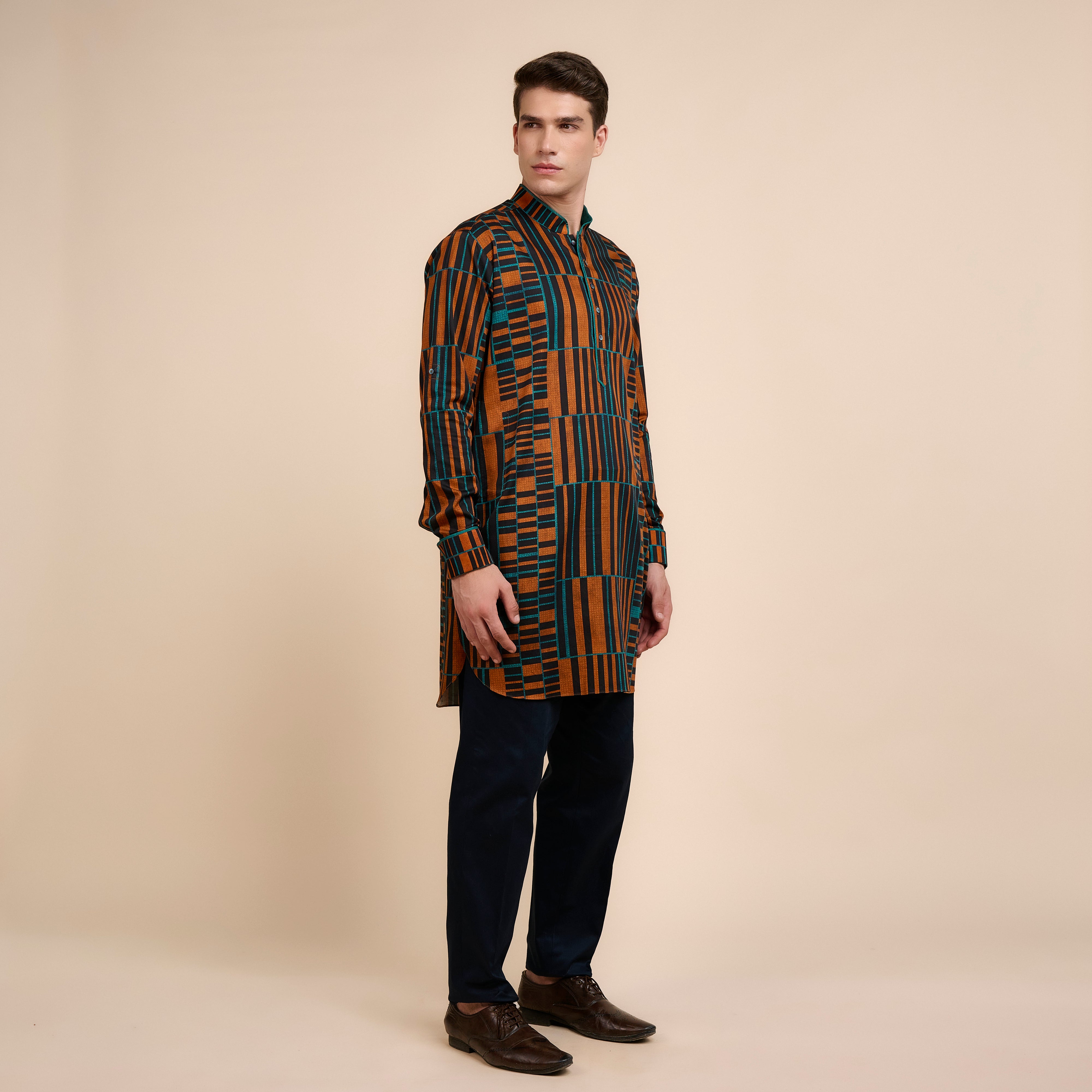 Multicoloured Printed Kurta | Nau