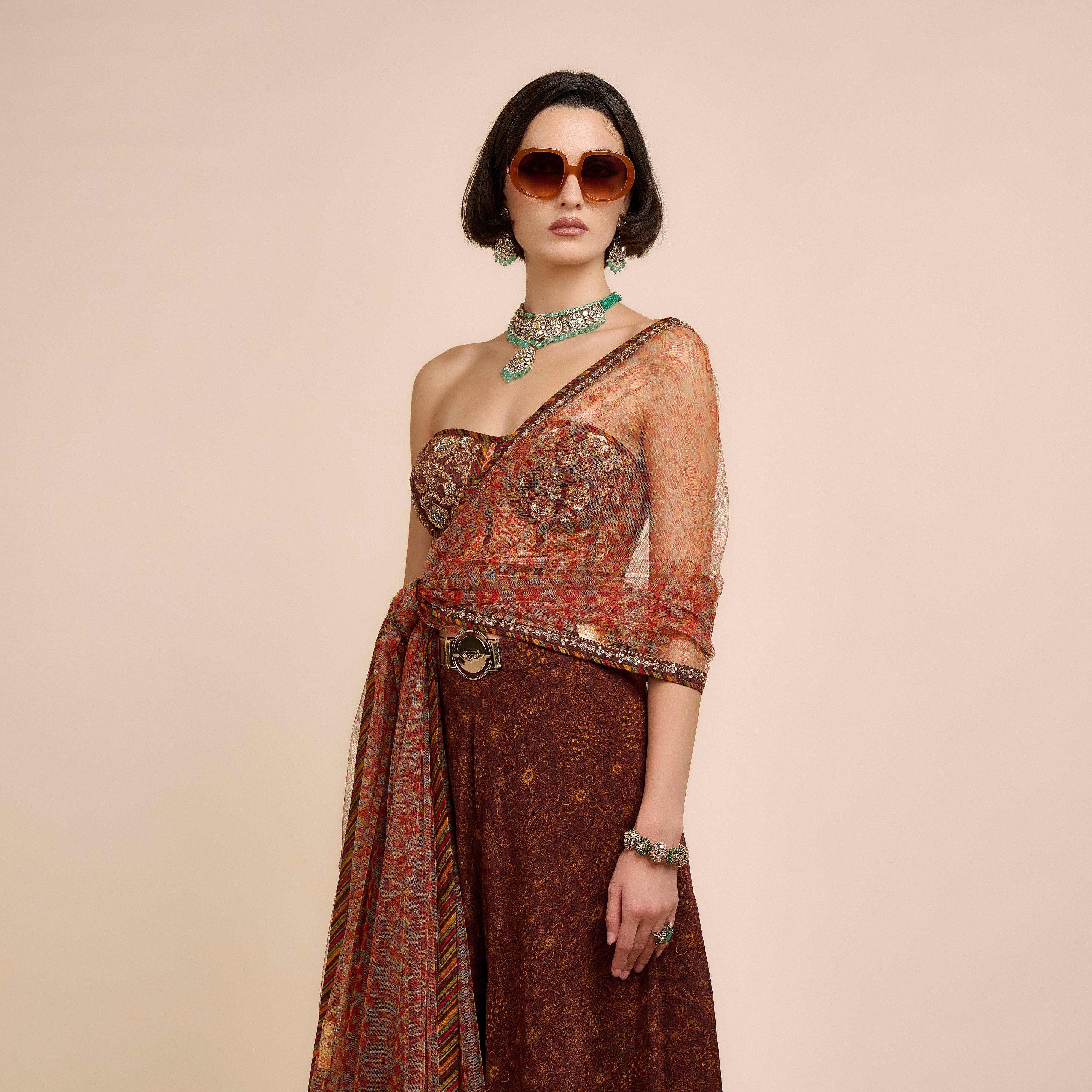 Rust Orange Stole | Nau