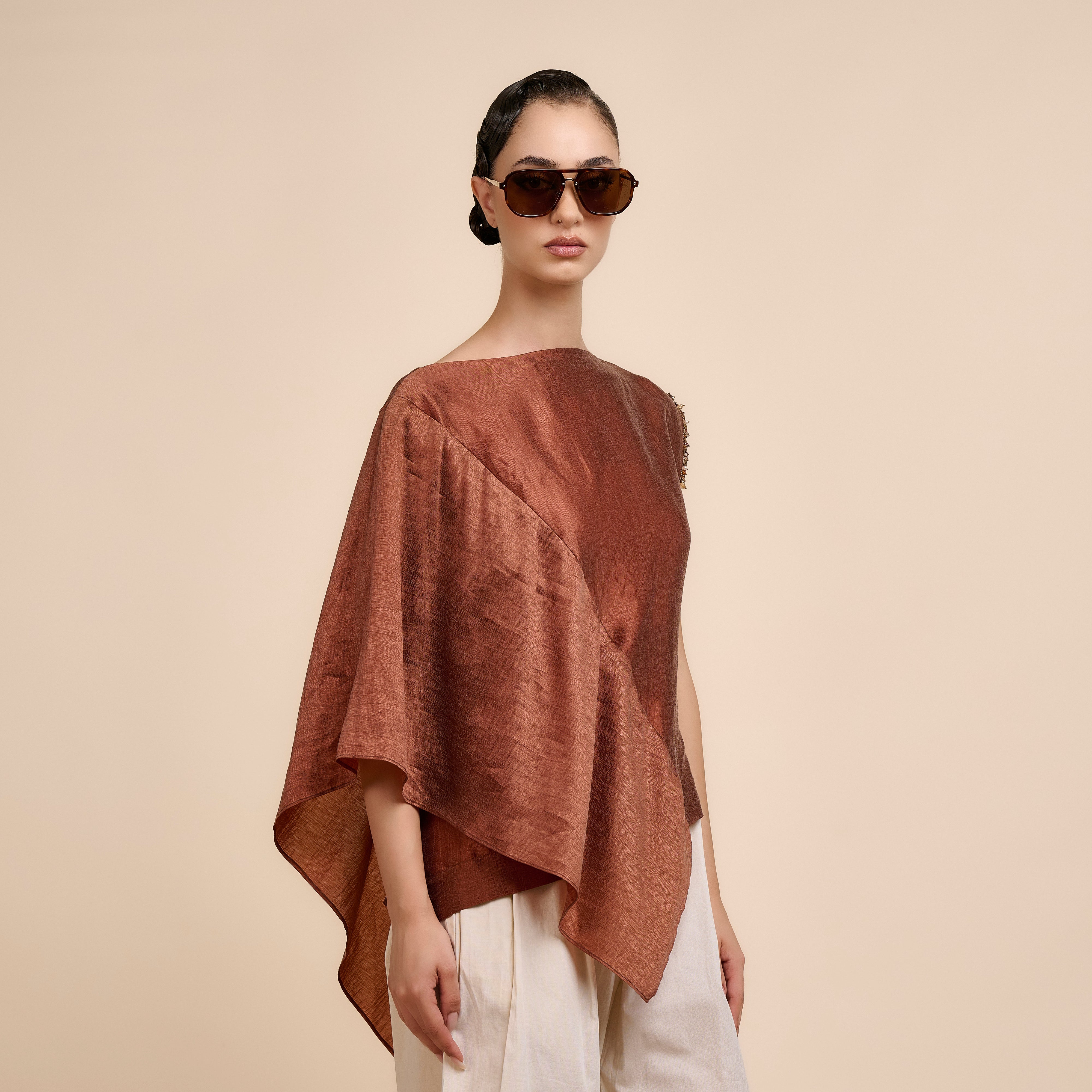 Terracotta Red Flap Top | Nau