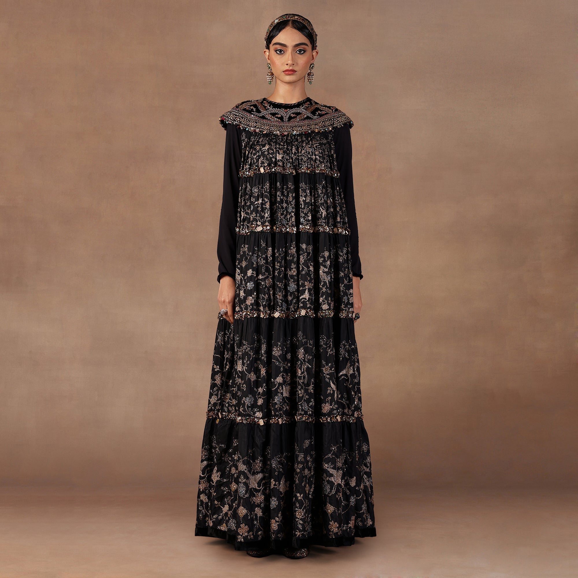 Jewlled Black Dress | EAST