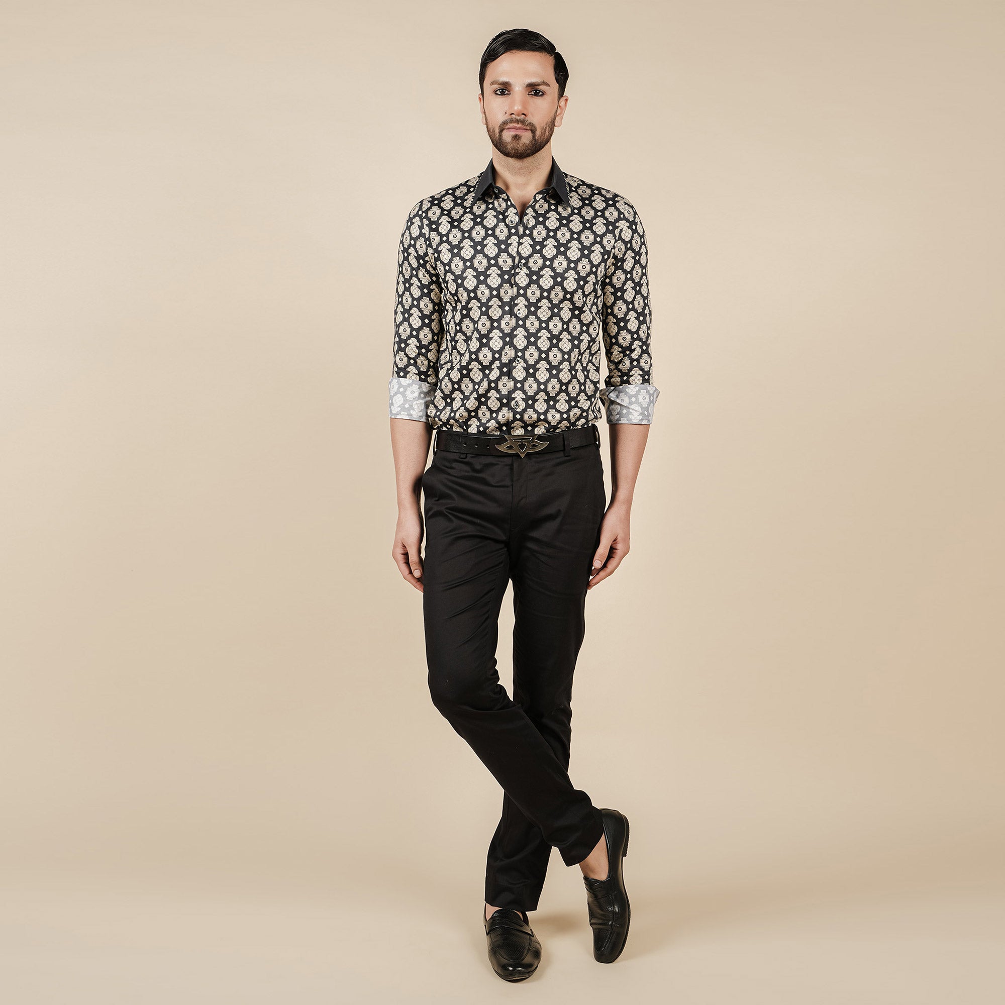 Midnight Blue - Ivory Shirt | CHAR