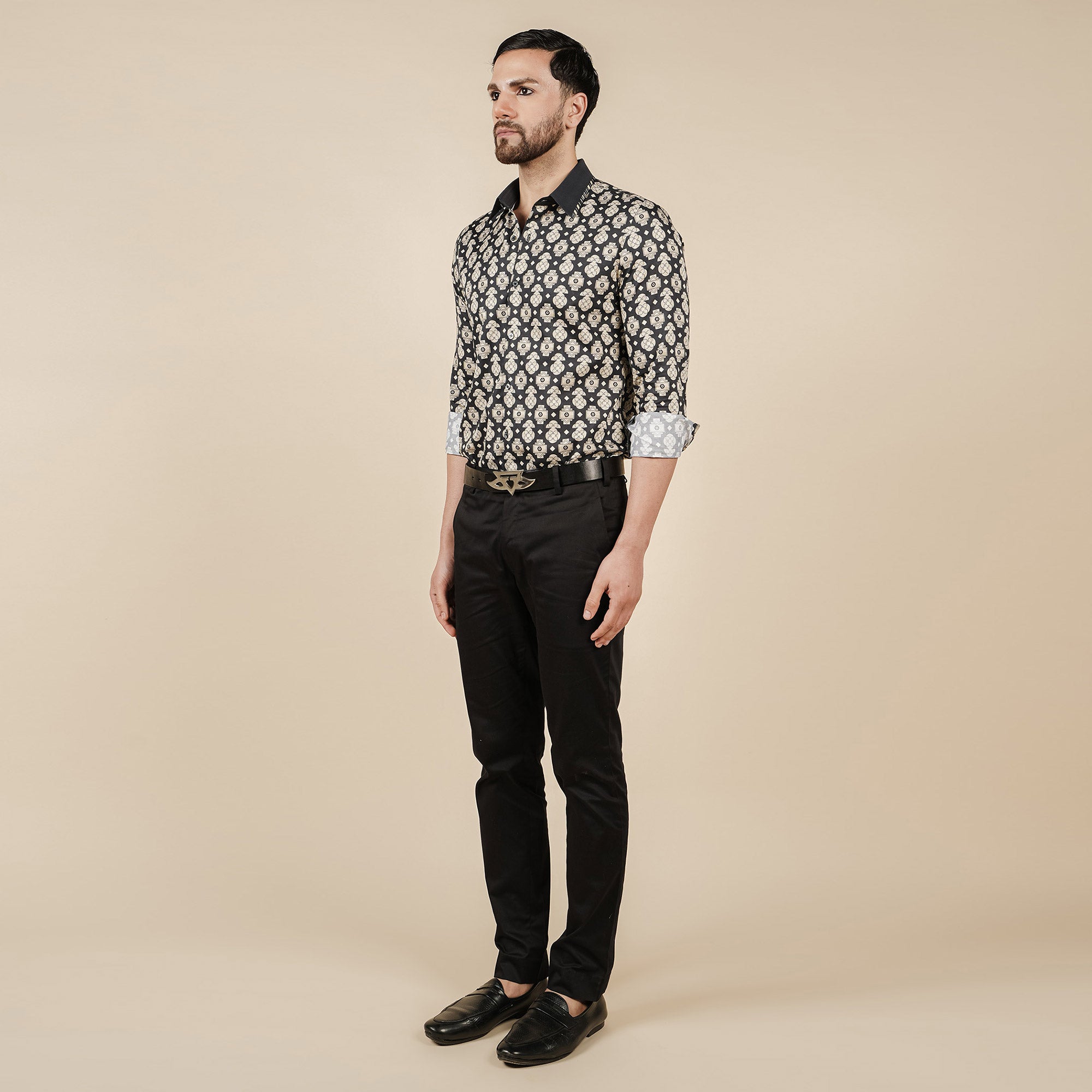Midnight Blue - Ivory Shirt | CHAR