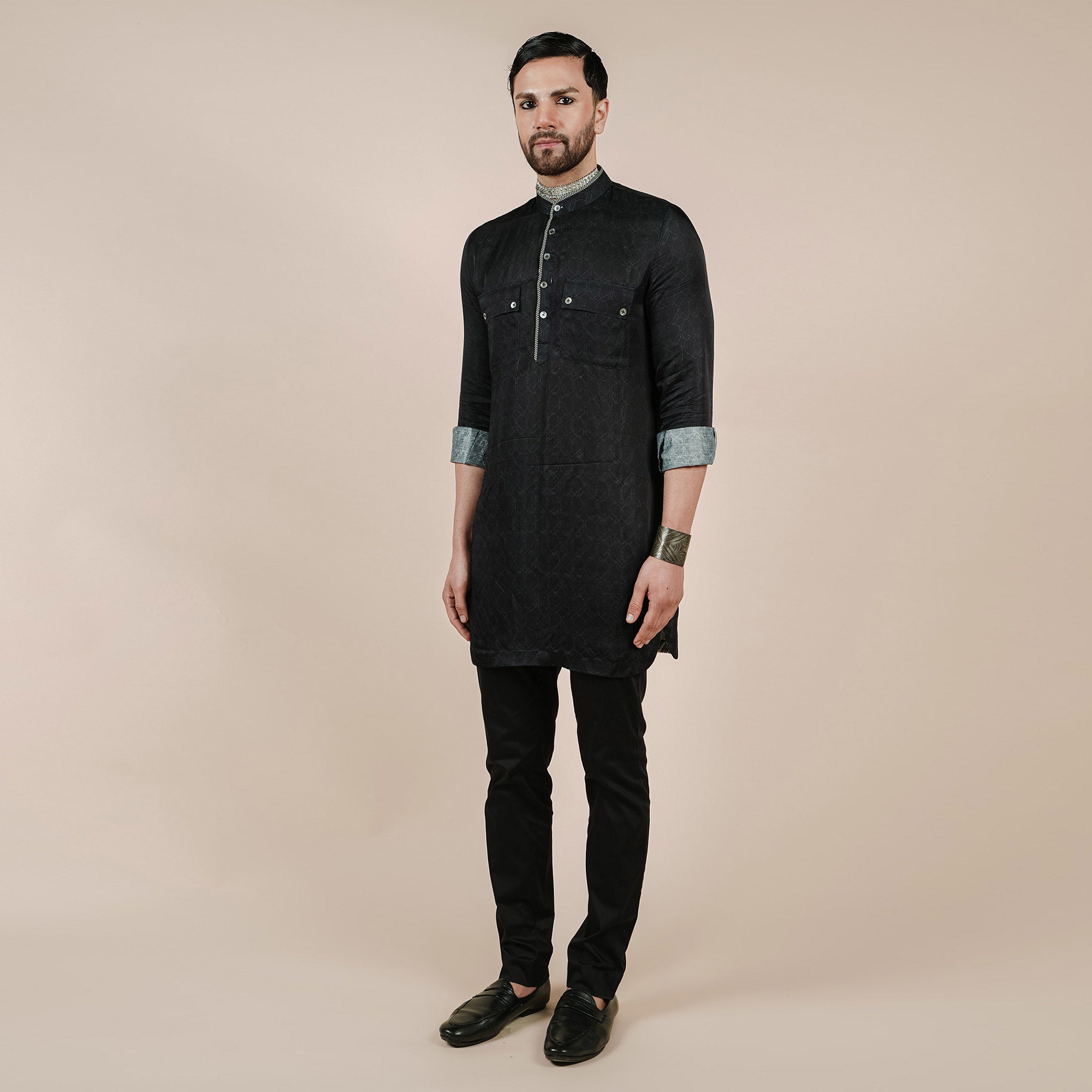 Midnight Blue Kurta | CHAR