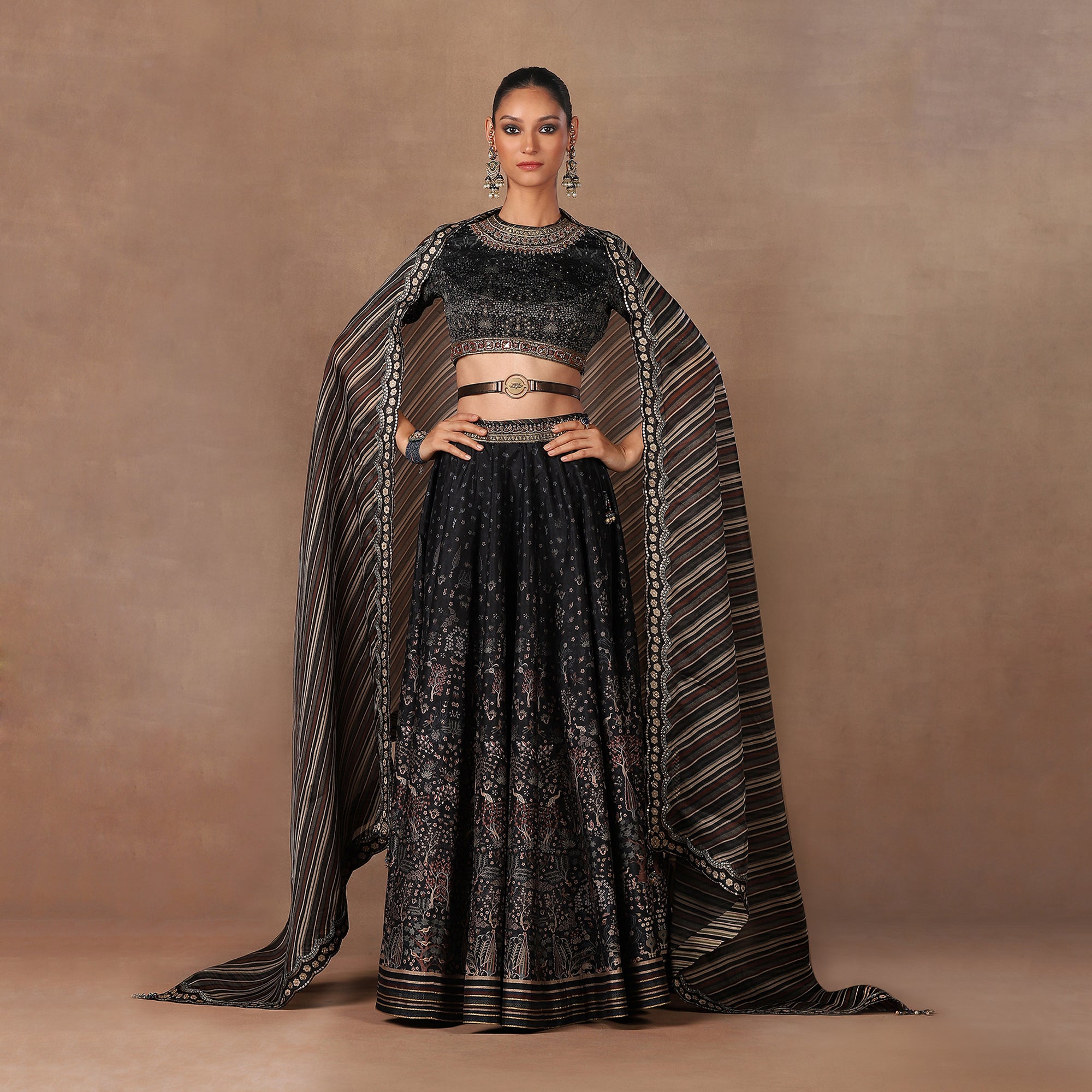 Midnight Blue Skirt Set | MURAQQA