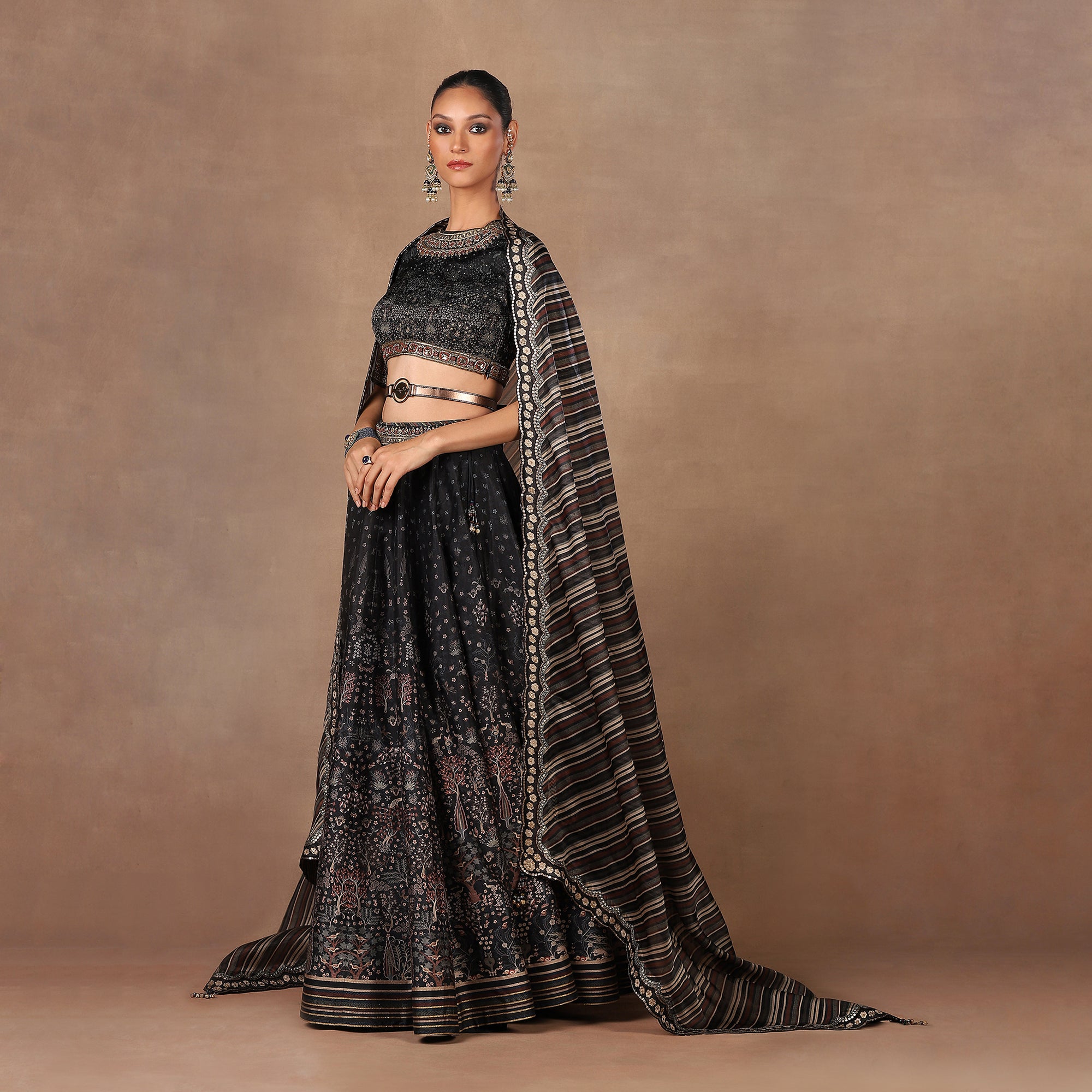 Midnight Blue Skirt Set | MURAQQA