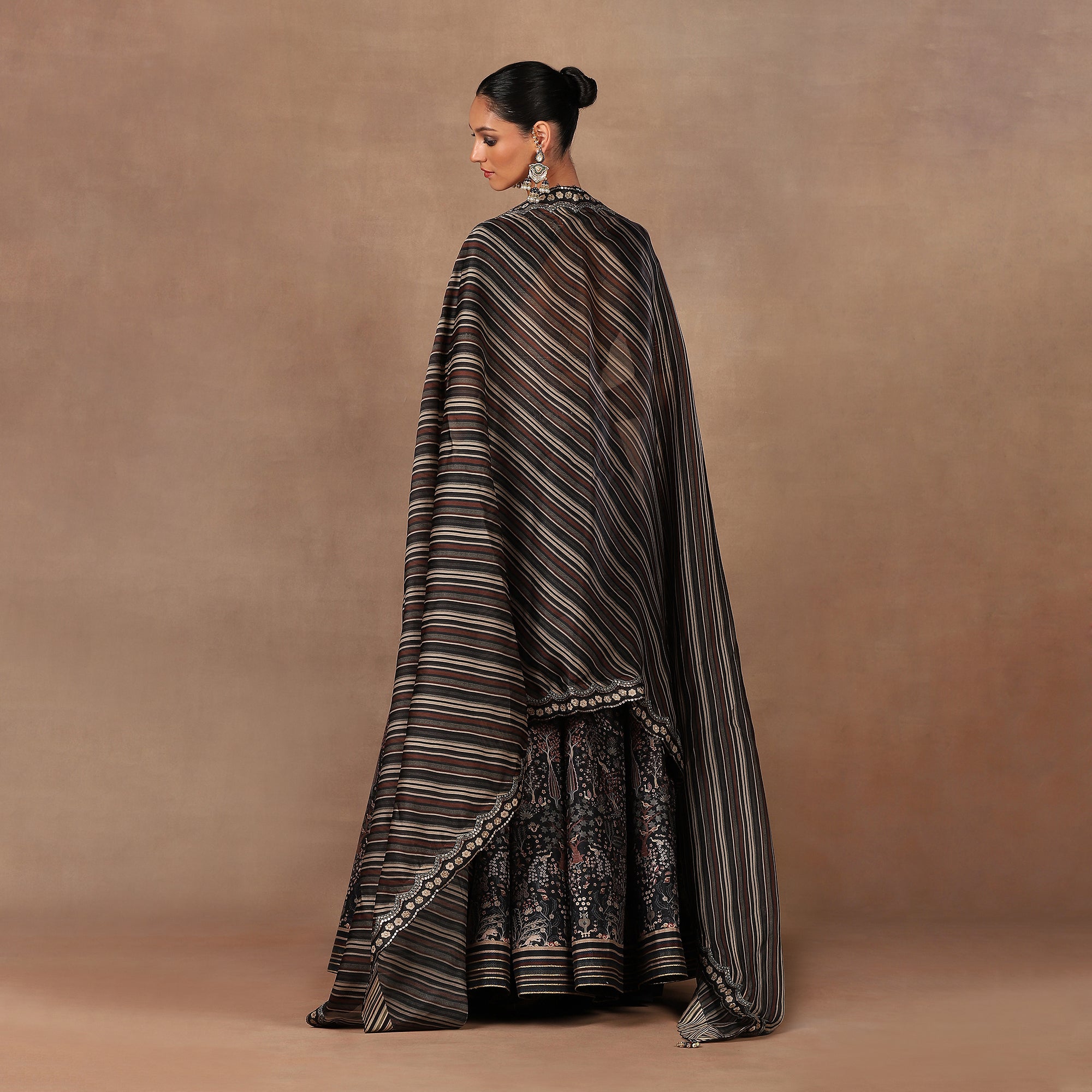 Midnight Blue Skirt Set | MURAQQA
