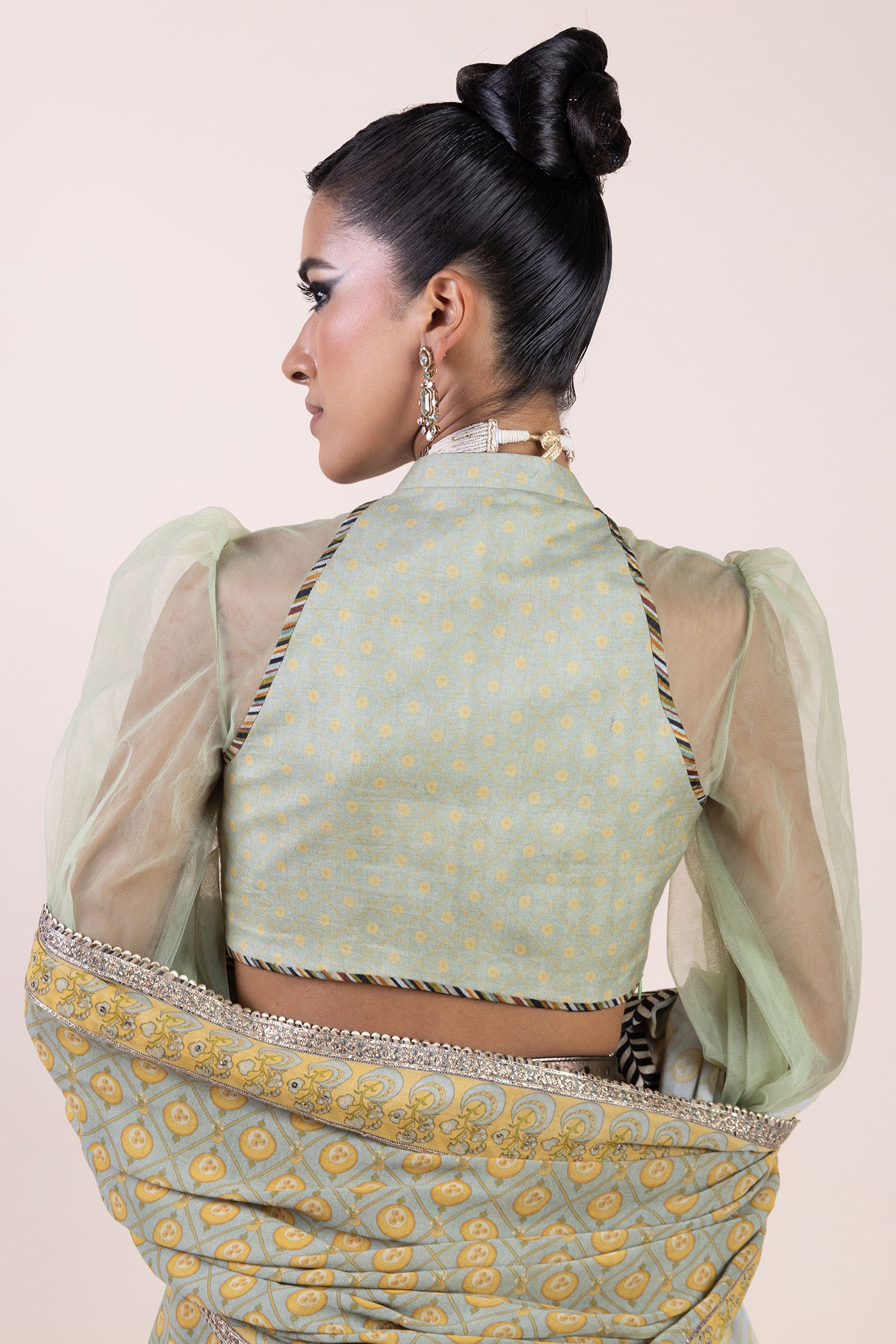 Mint Green Saree Set | CHHĒ