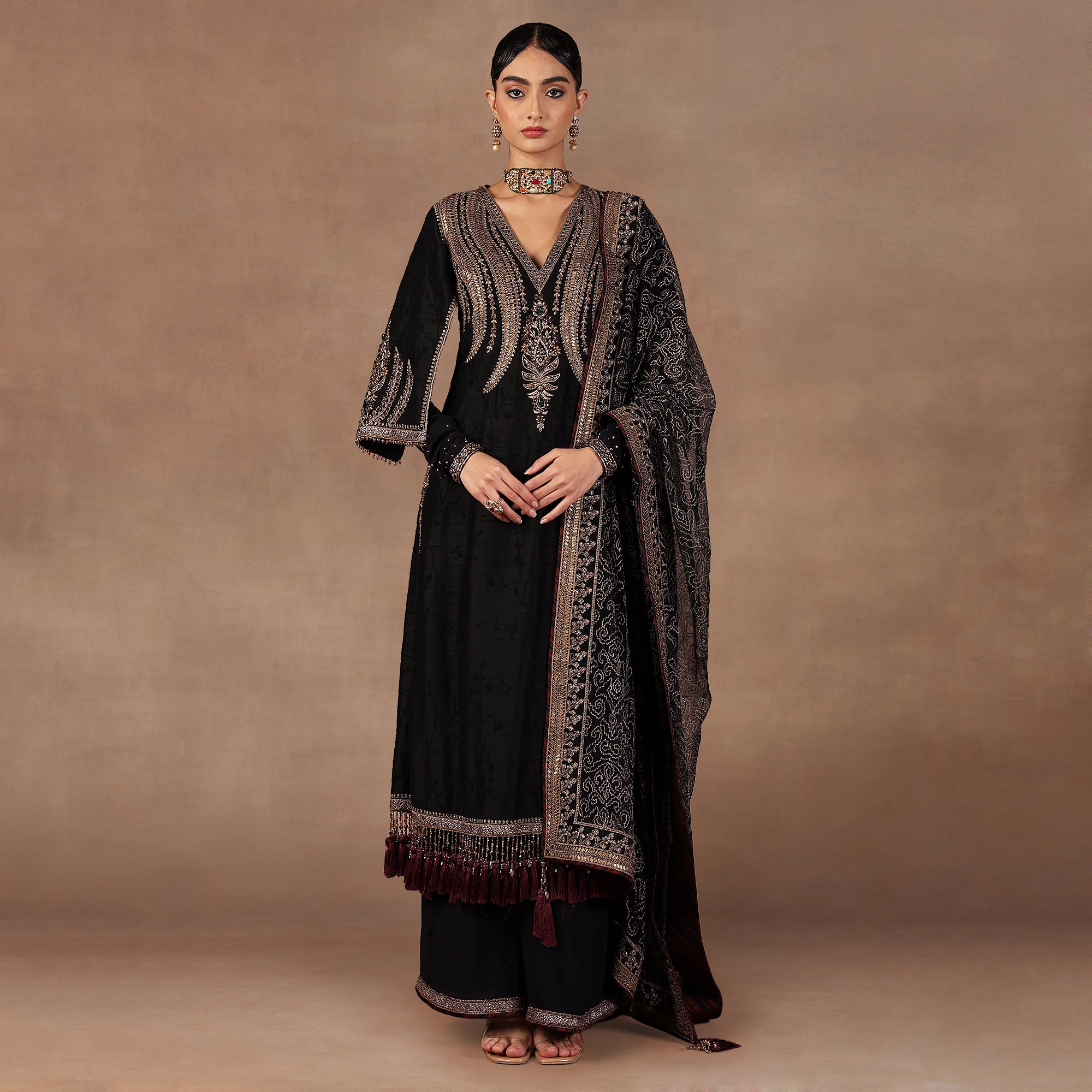Noir Black Tunic Set | EAST