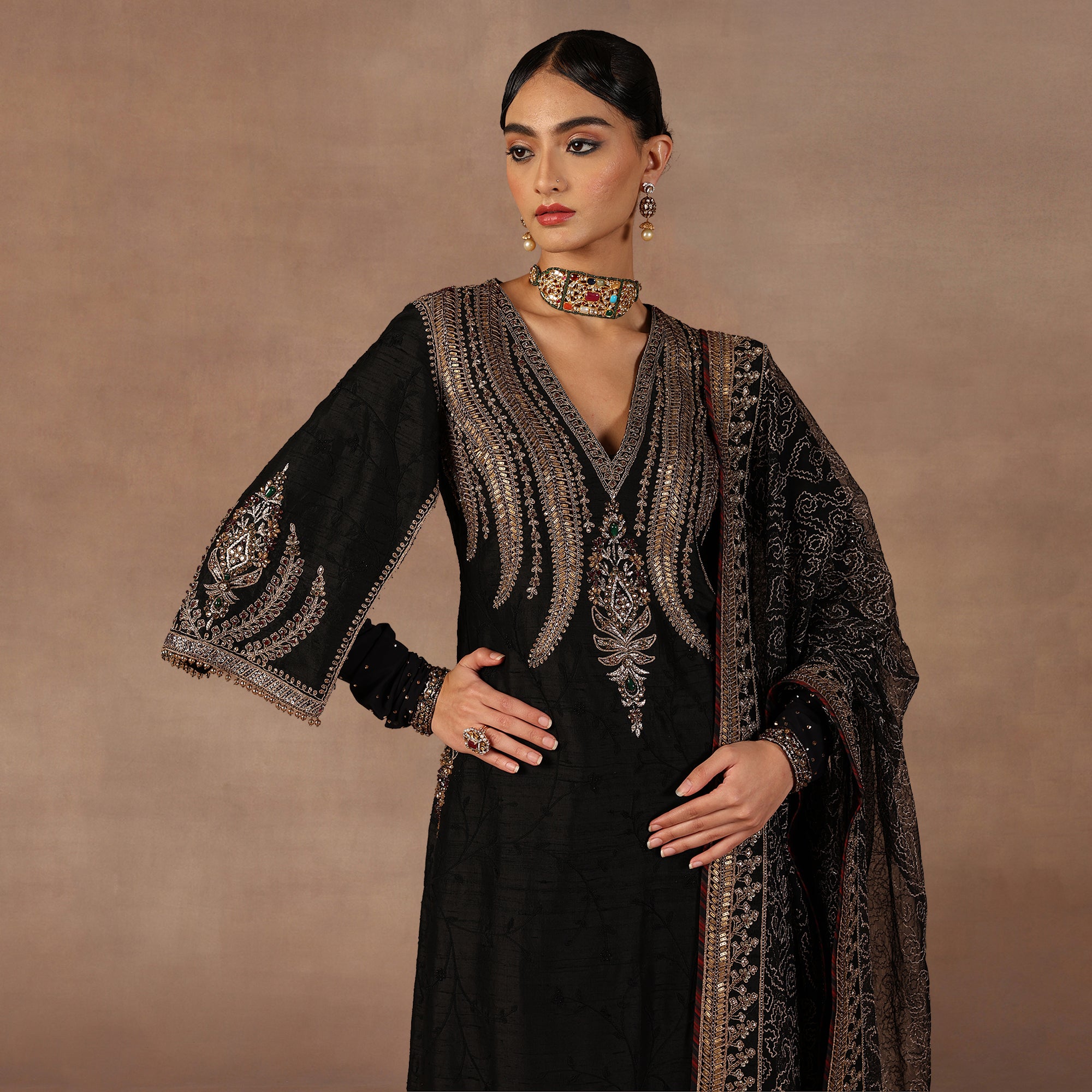 Noir Black Tunic Set | EAST