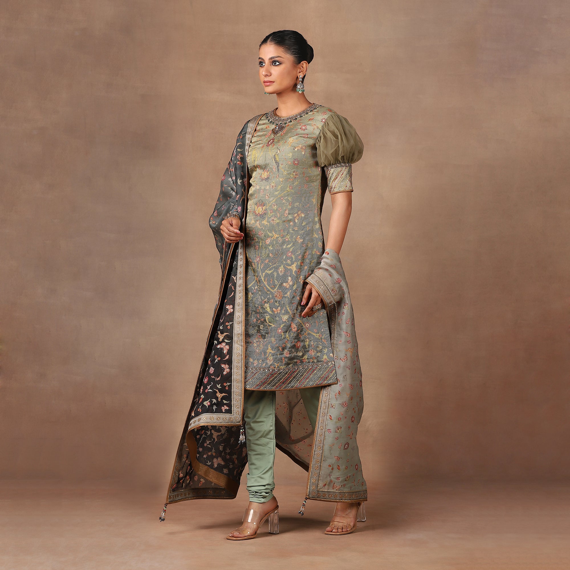 Powder Blue Tunic Set | MURAQQA