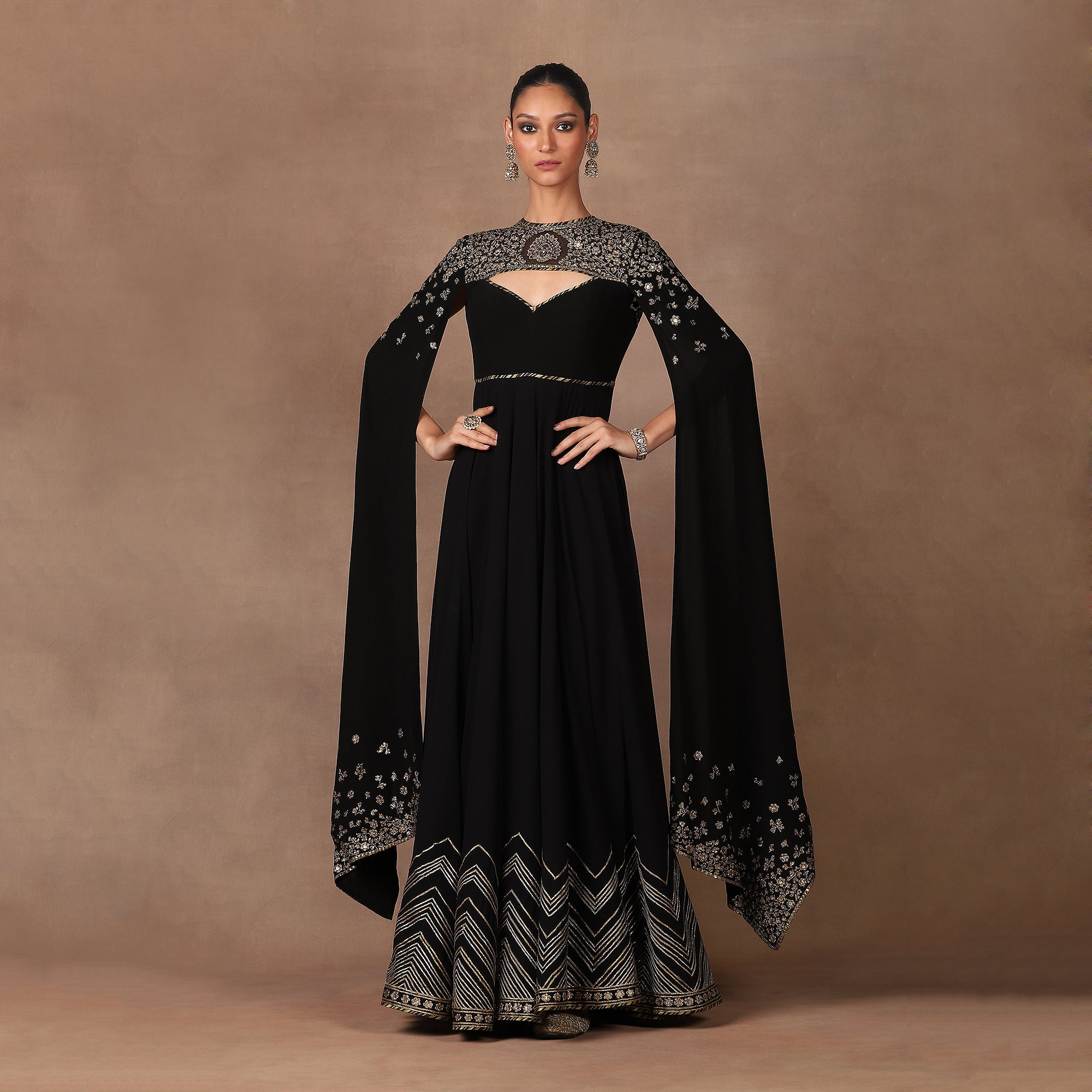 Rich Black Tunic Set | MURAQQA