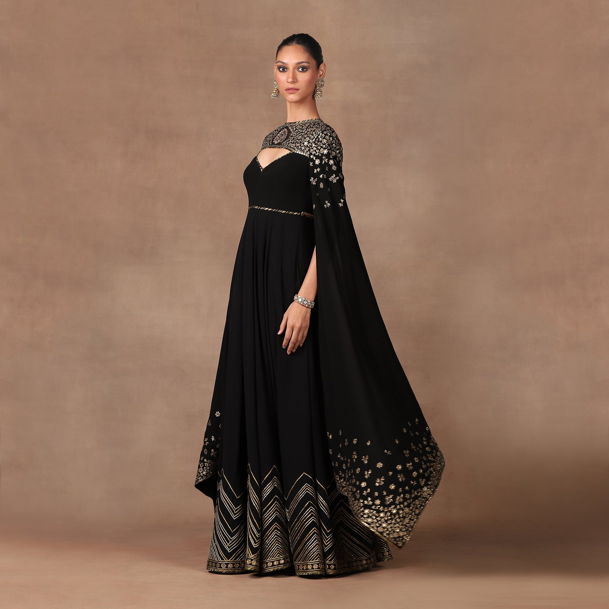 Rich Black Tunic Set | MURAQQA