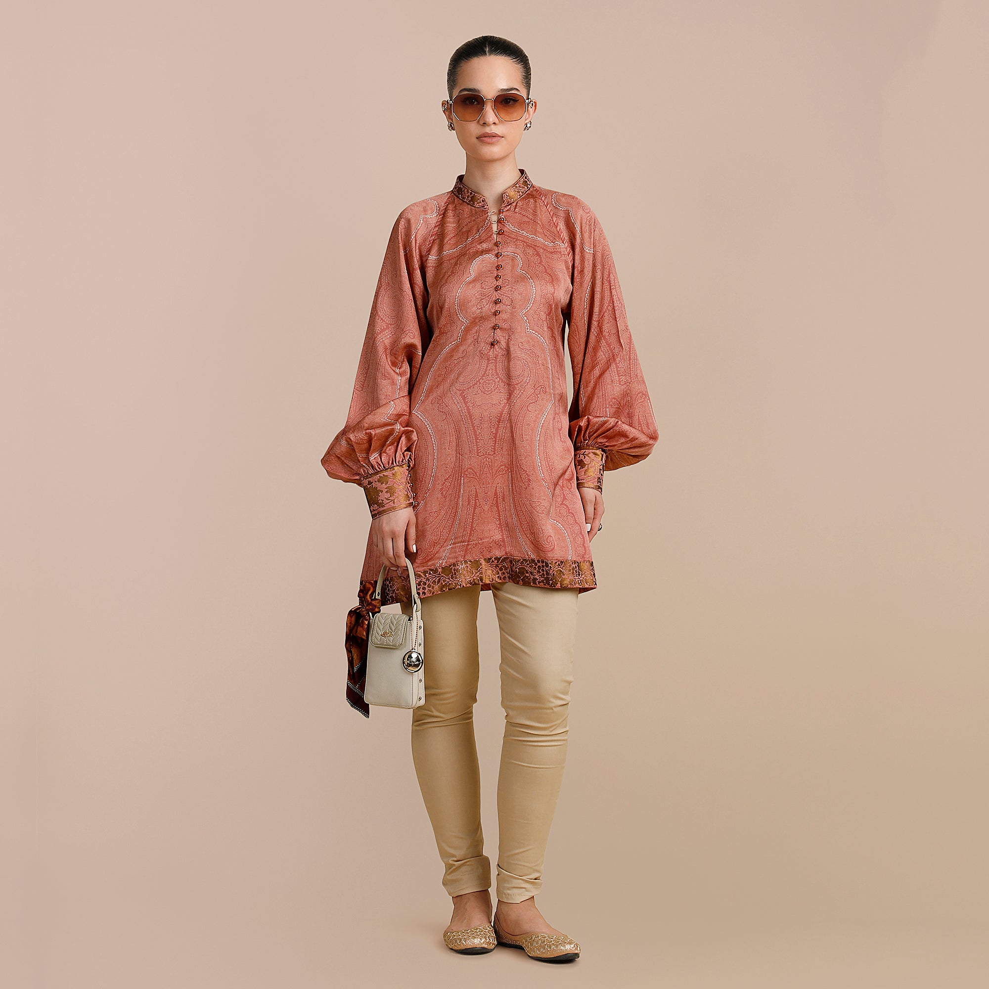Rose Pink Long Top | SATT