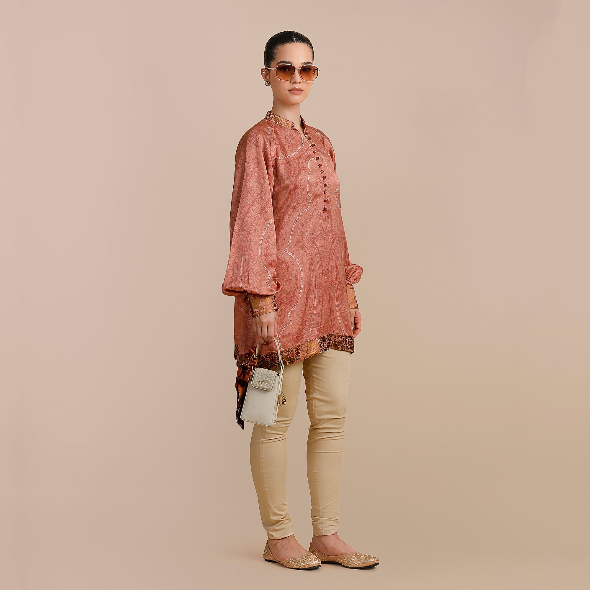 Rose Pink Long Top | SATT